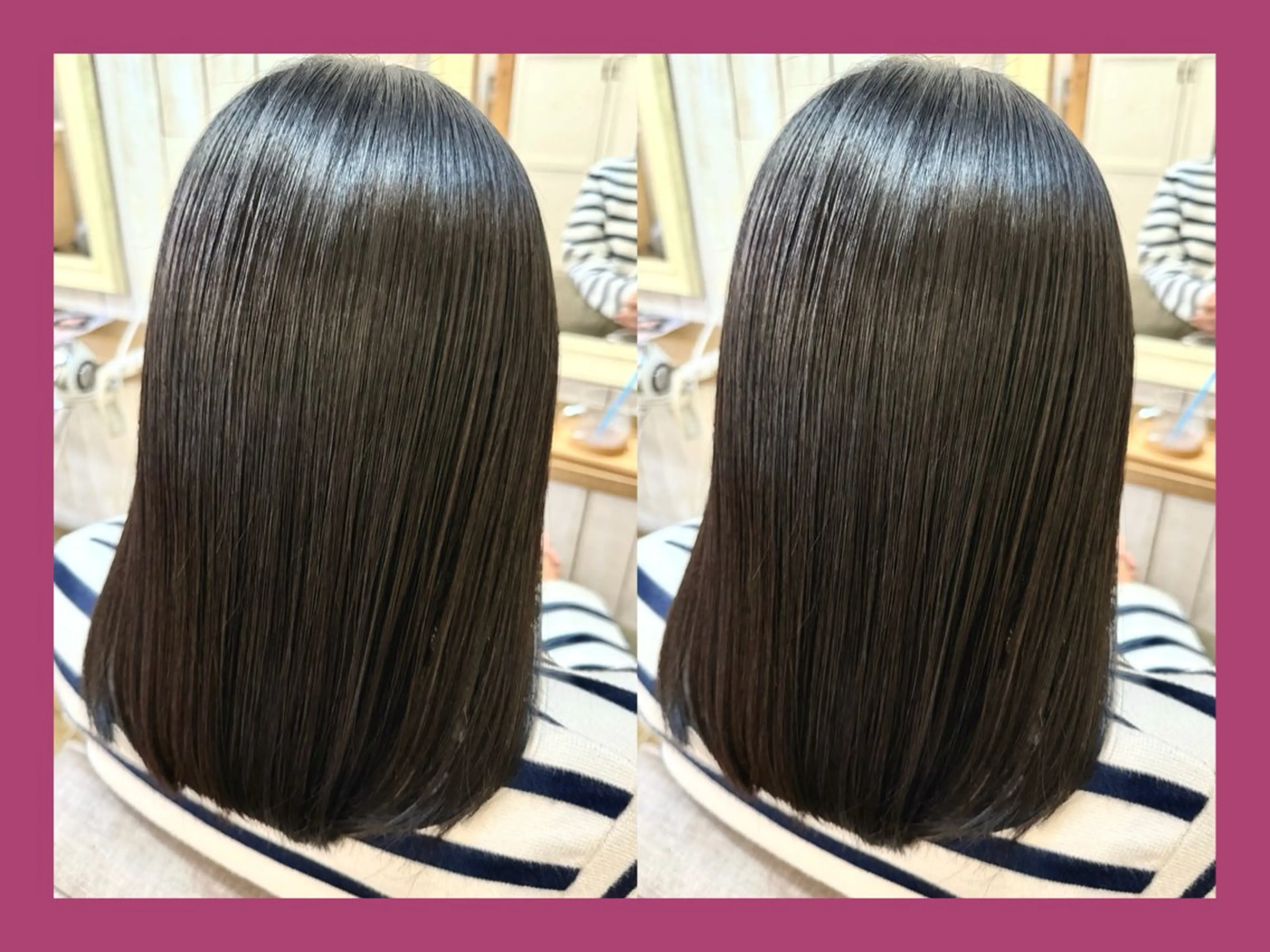 ミディアム 髪質改善 カット トリートメント 髪質改善/ハイトーン /茅ヶ崎/YUKAのヘアスタイル