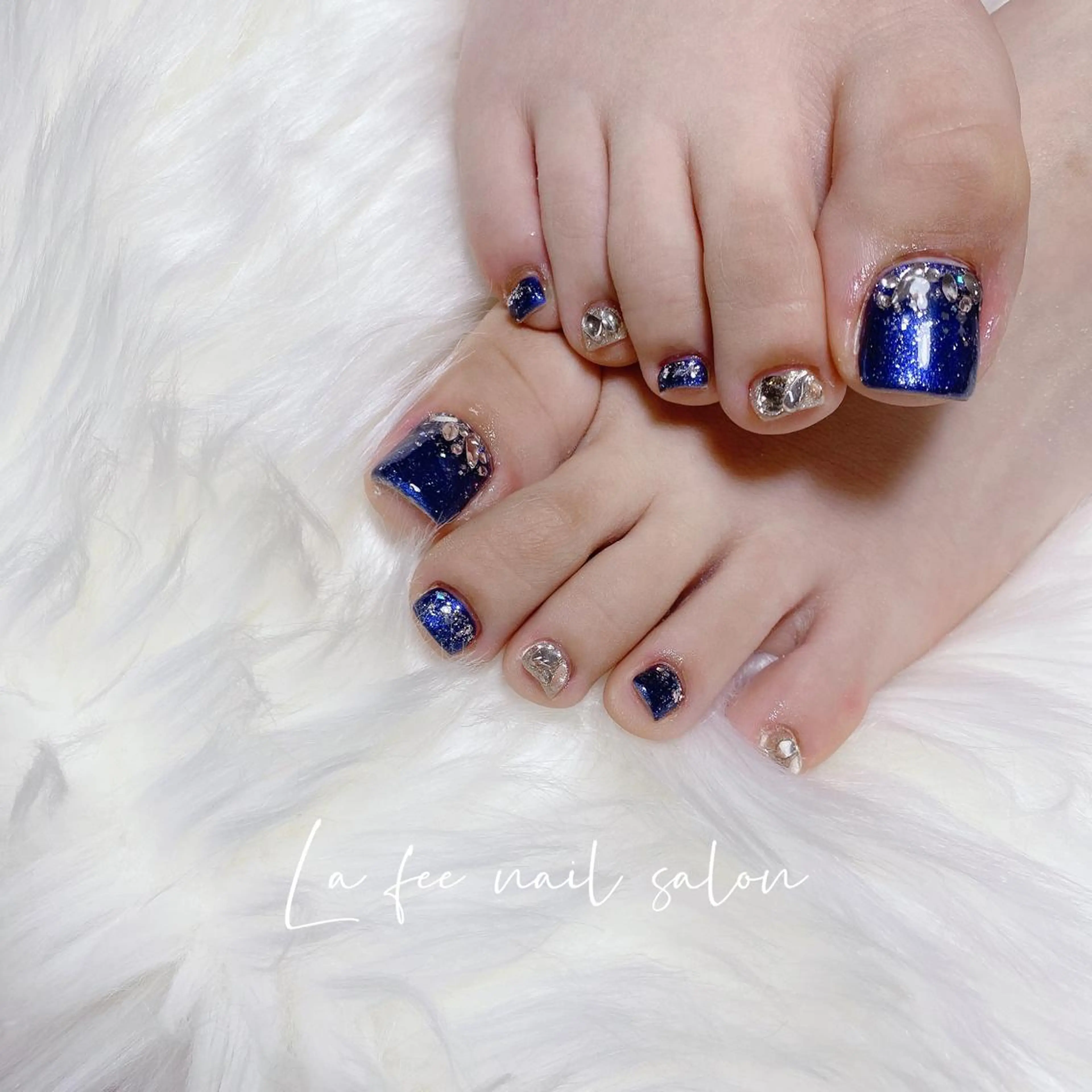 ❣️フット持ち込みデザイン100分❣️🌟初回&当店ソフトジェル付替無料オフ無料・ケア込みの写真