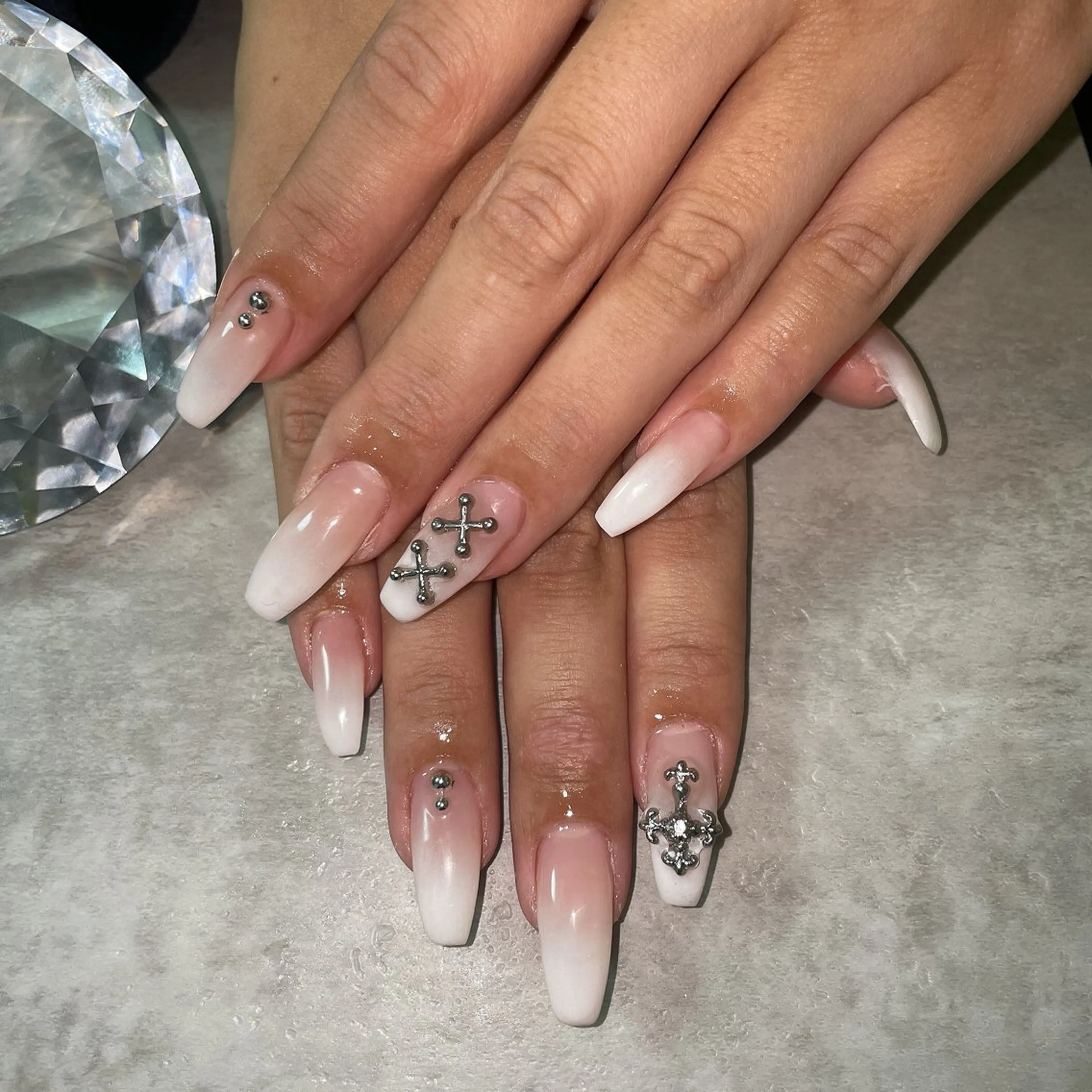 ワンカラー、グラデ、ラメグラ💜（オフ無し）の写真