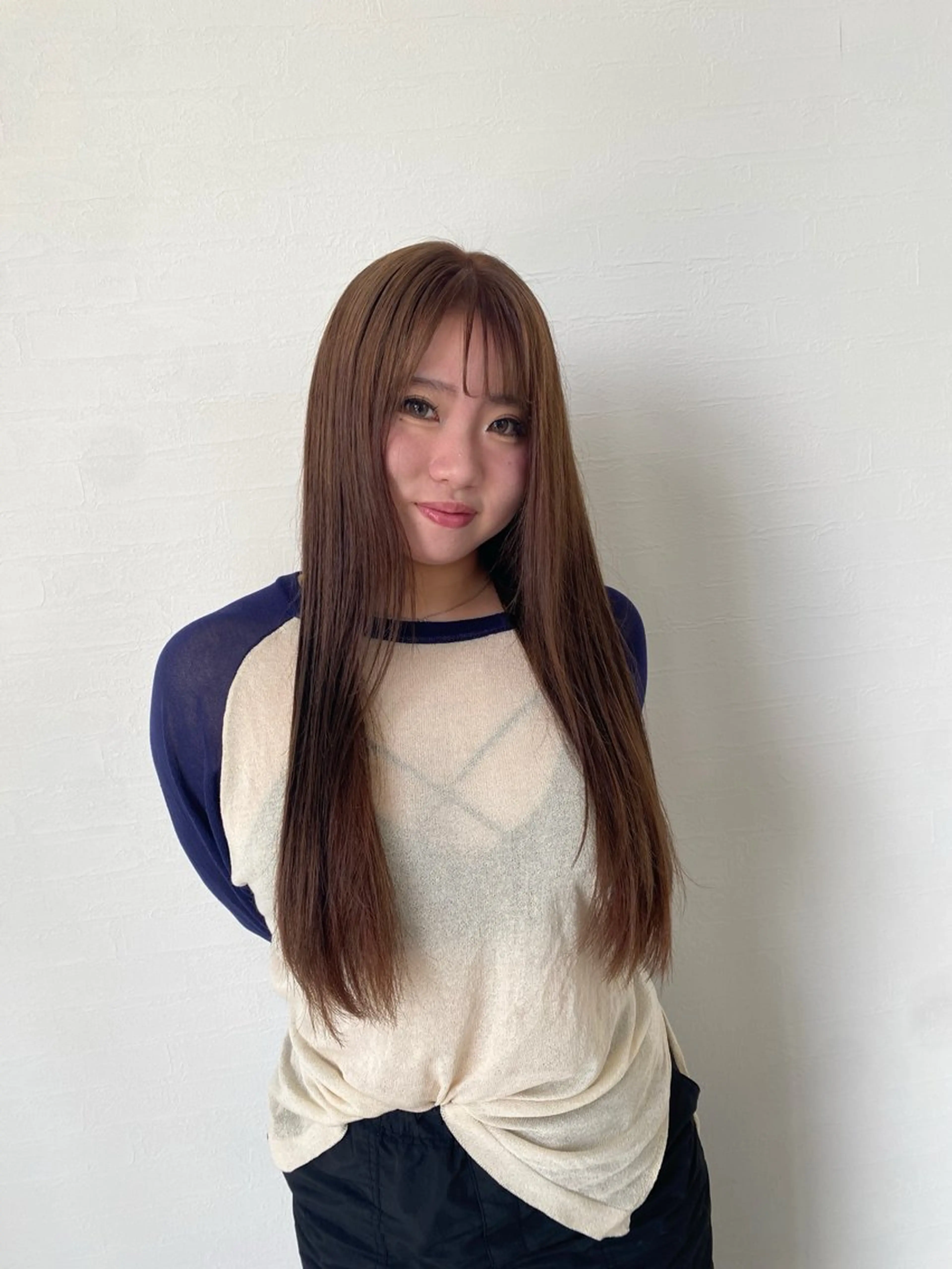 ロング カラー 堺 未来のヘアスタイル