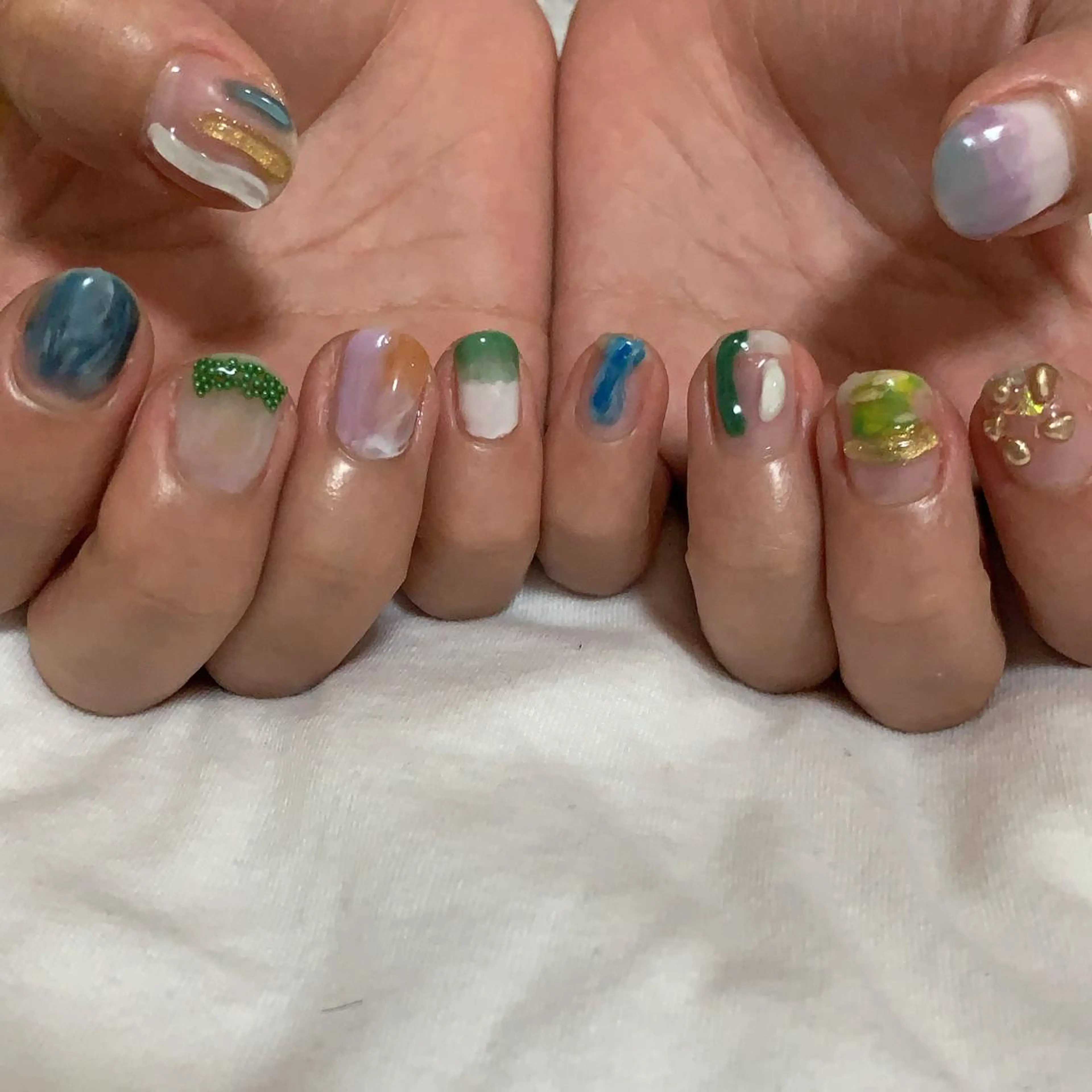 ネイル 平野葵🎀 hair/nailのネイルデザイン