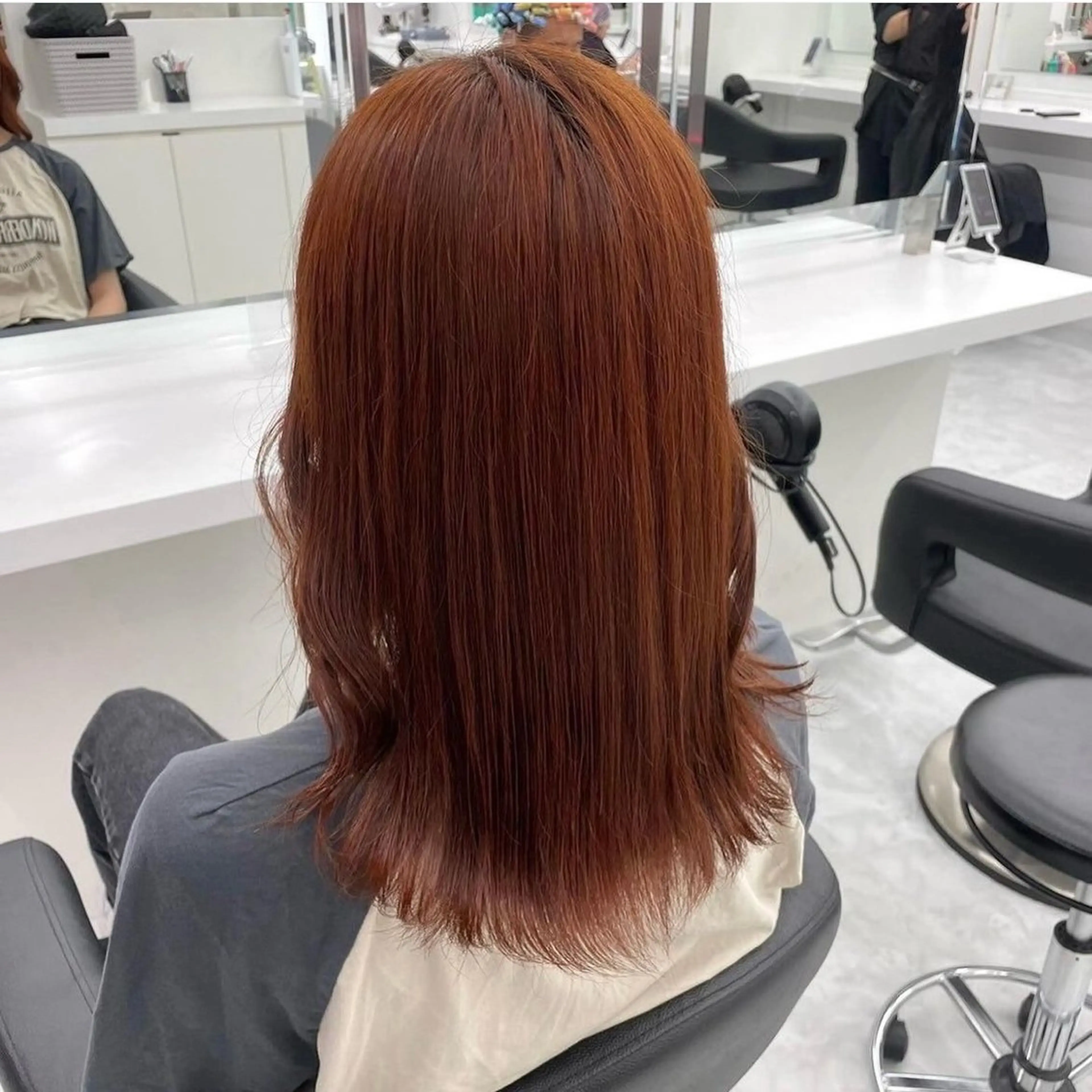 ロング ヘアカラー トリートメント ヘッドスパ ヘアセット ダブルカラー特化✨ /透明感カラーゆりあのヘアスタイル