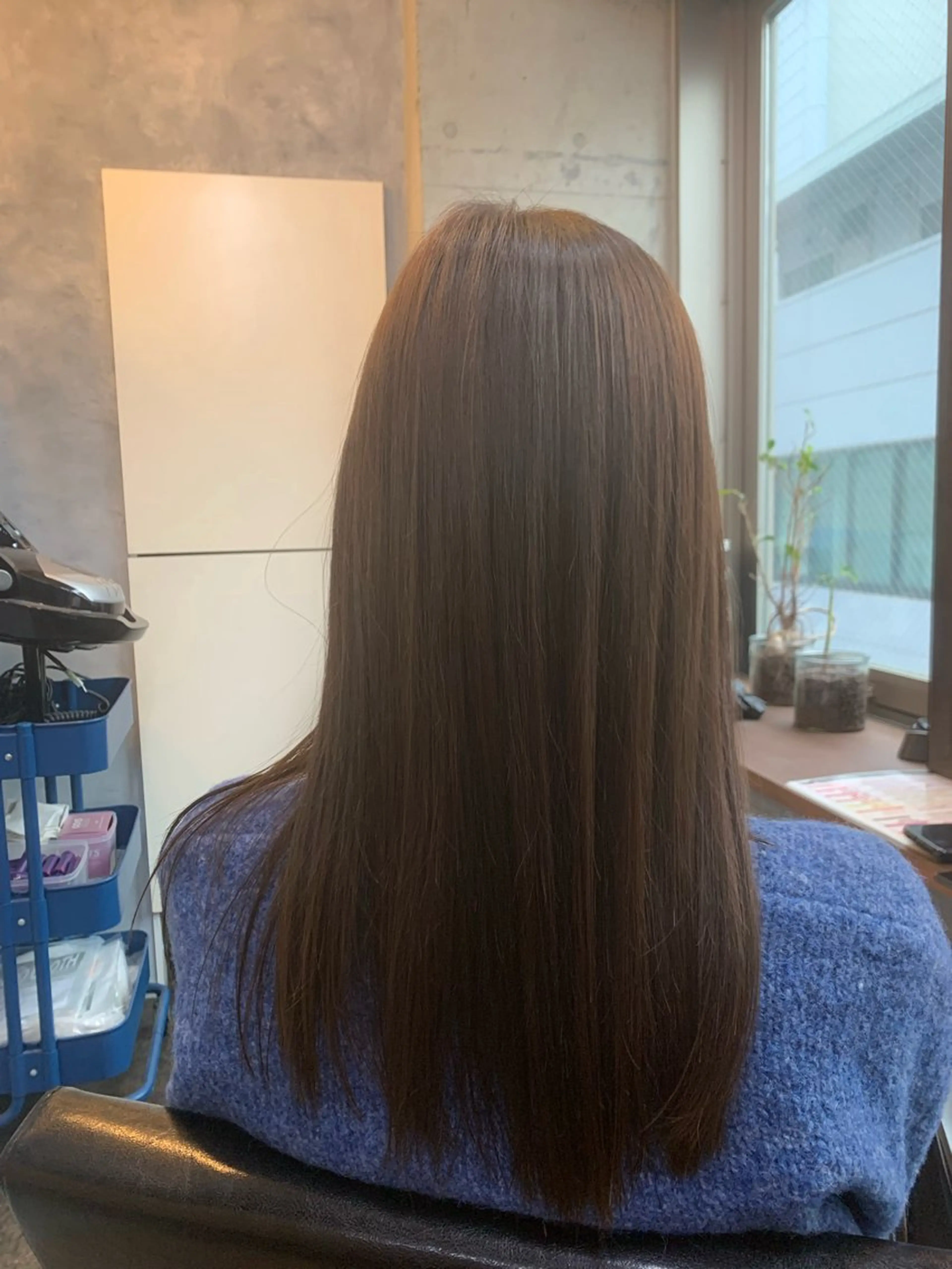 ロング カラー カット ヘアカラー レベンス田町 西谷悠のヘアスタイル