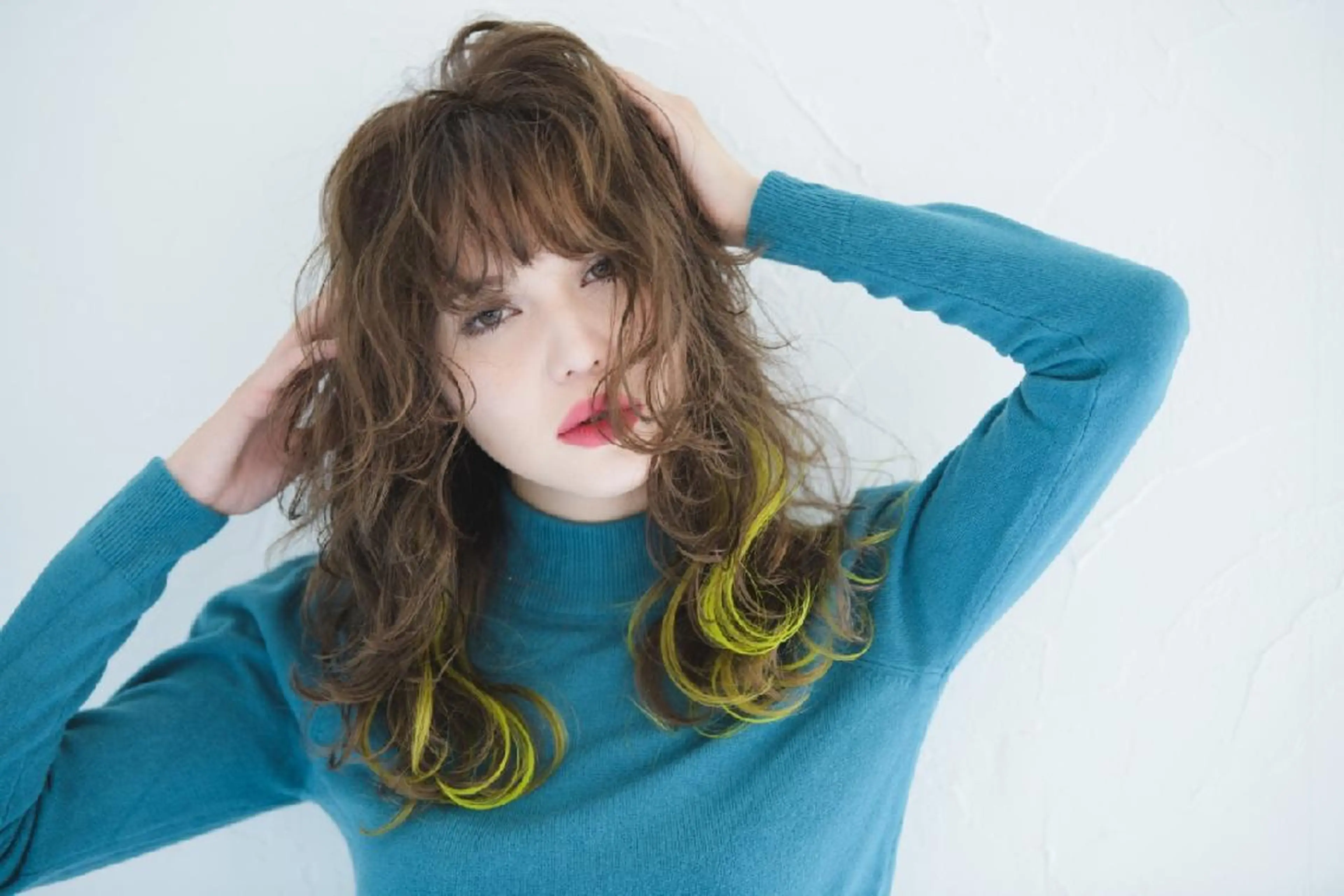 ミディアム シールエクステ エクステ レイヤーカット ANKH CROSS 池袋所属・*エクステ/髪質改善 カラー特化*マサキのヘアスタイル