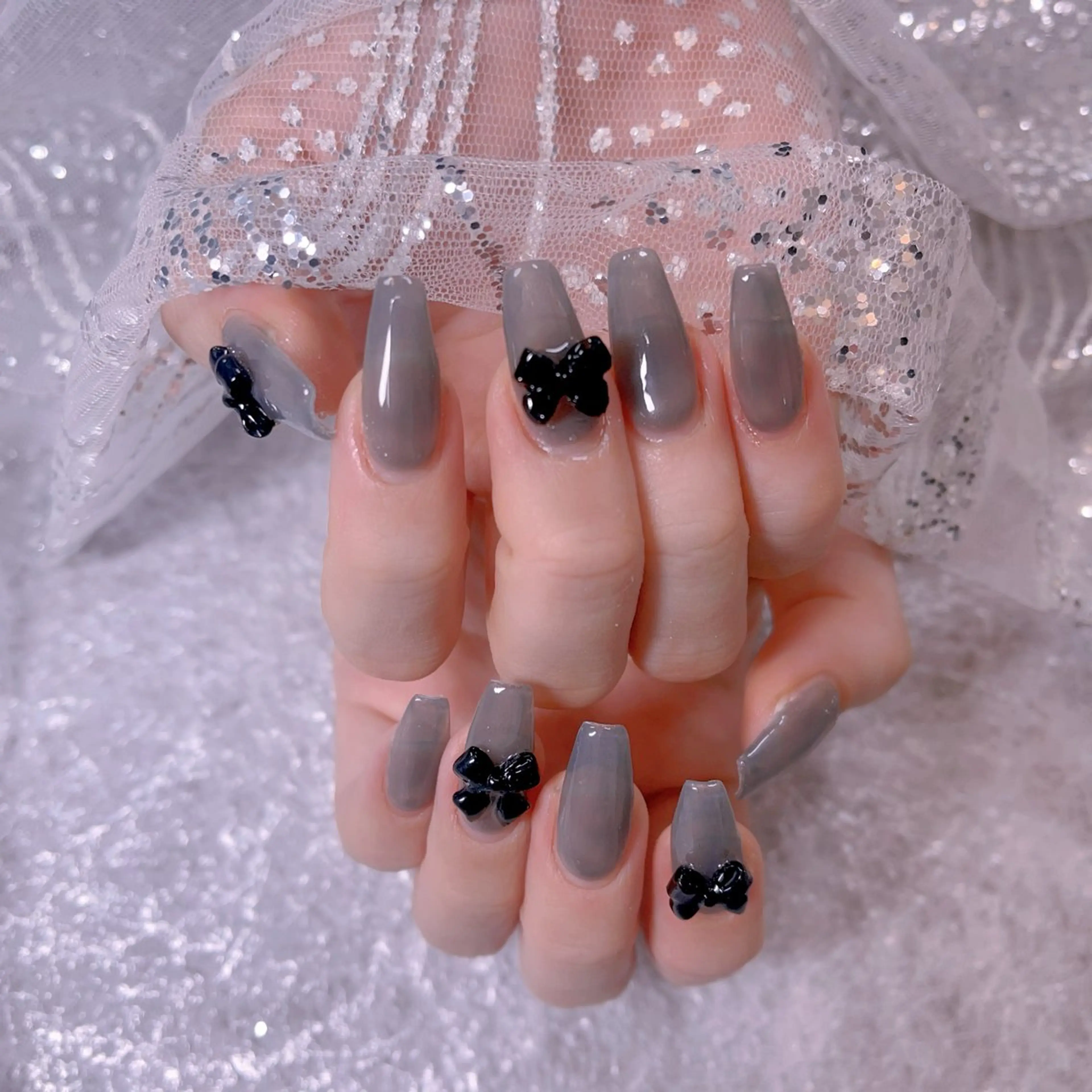 メンズ ネイル アートネイル フレンチネイル ジェルネイル キラキラネイル パラジェル ハンドネイル Bloom スカルプ専門店のネイルデザイン