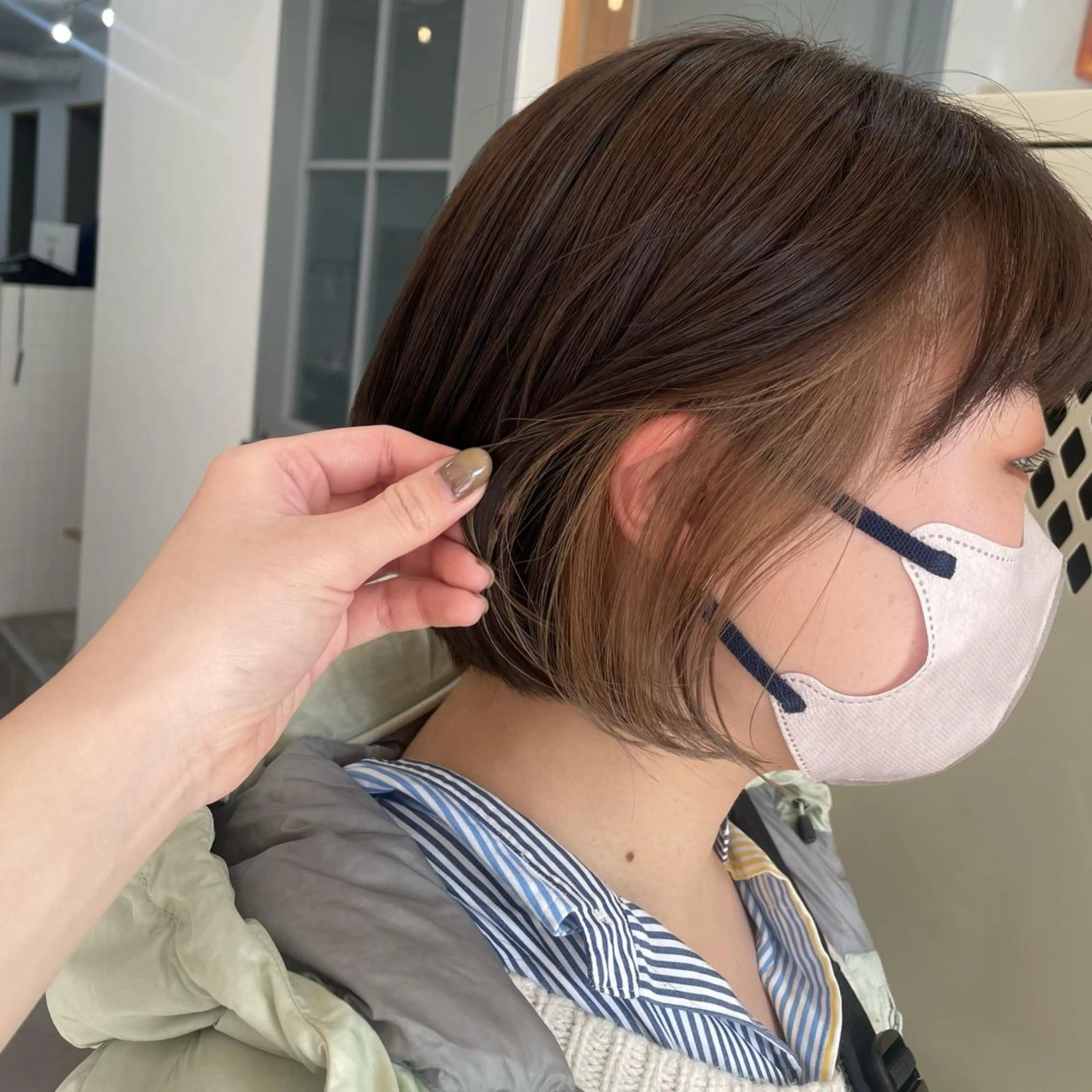 ショート ショートヘア カット ヘアカラー トリートメント SUNC🍀大熊 花奈絵🍀のヘアスタイル