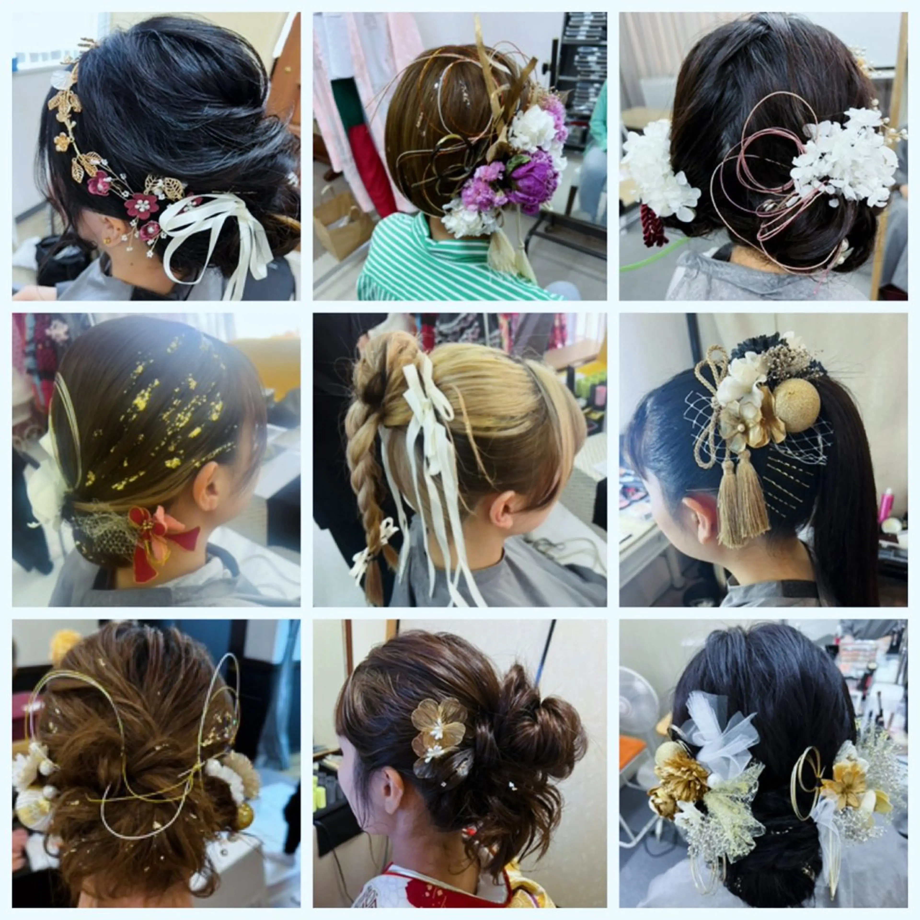 【ヘアセット＆浴衣着付け】セットメニュー♡の写真