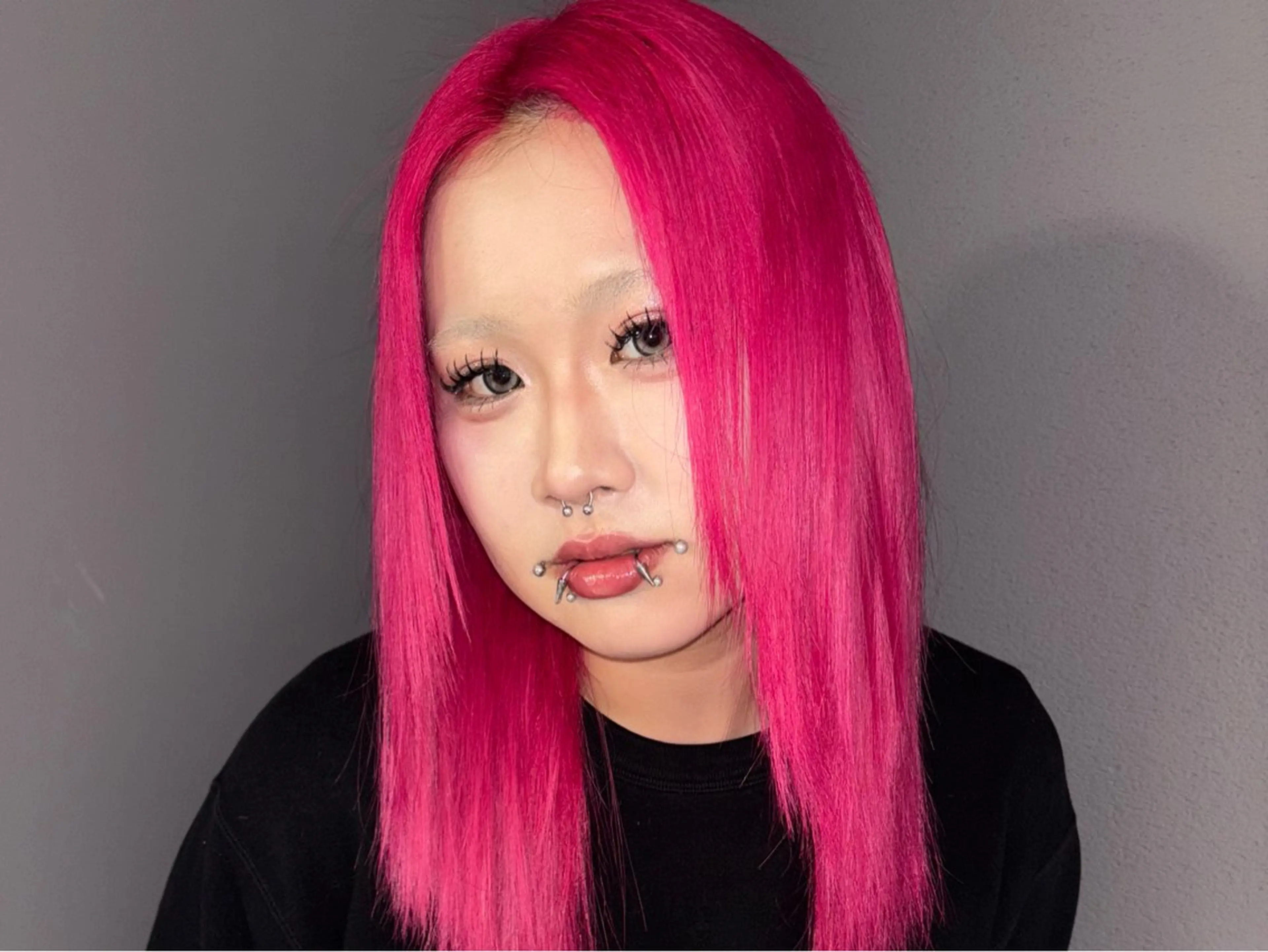 ミディアム カラー ヘアカラー デザインカラー /rioのヘアスタイル