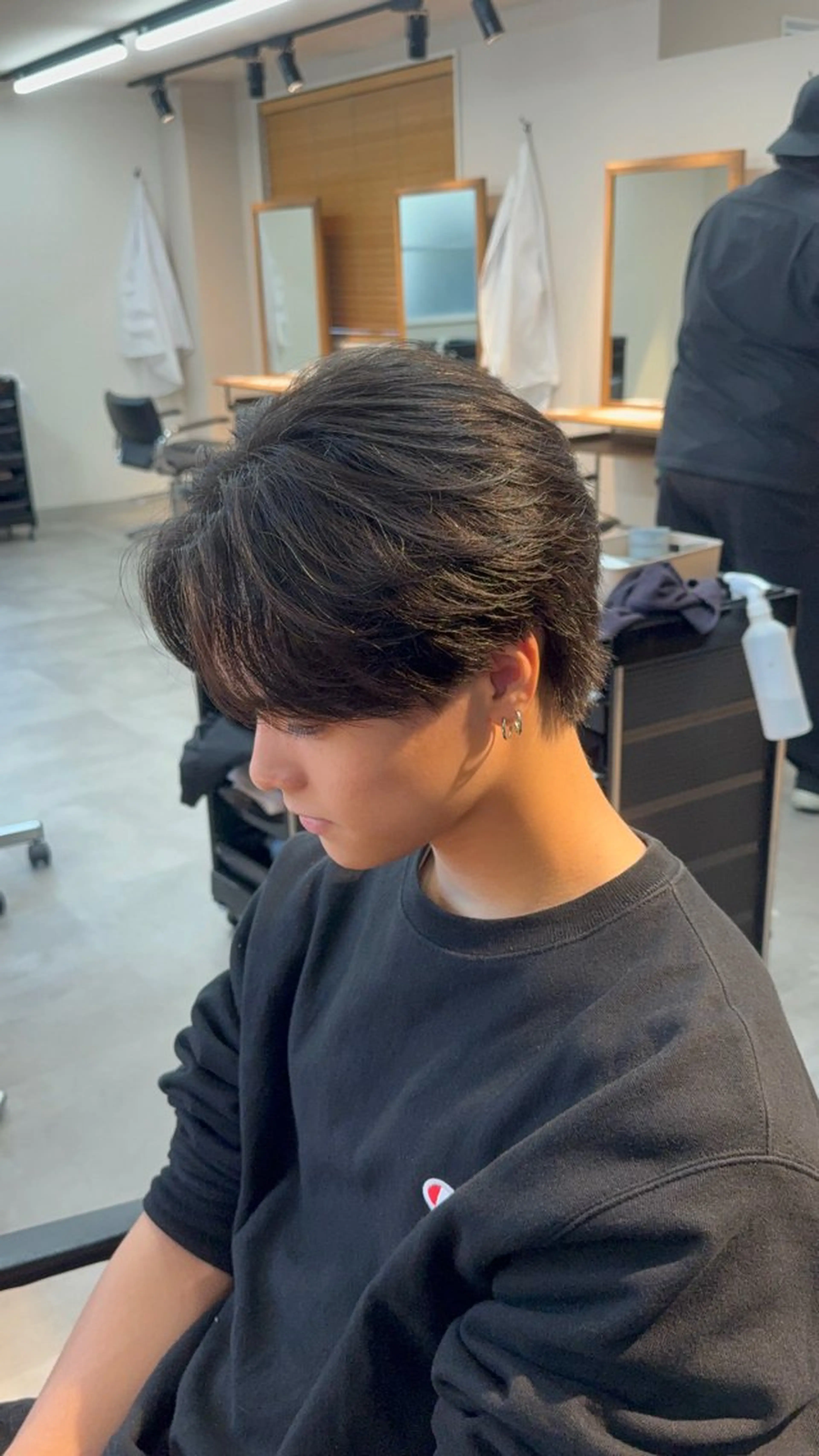 メンズ メンズ韓国風 メンズパーマ カット 垢抜けへの近道✂️ メンズ縮毛矯正/齊藤のヘアスタイル