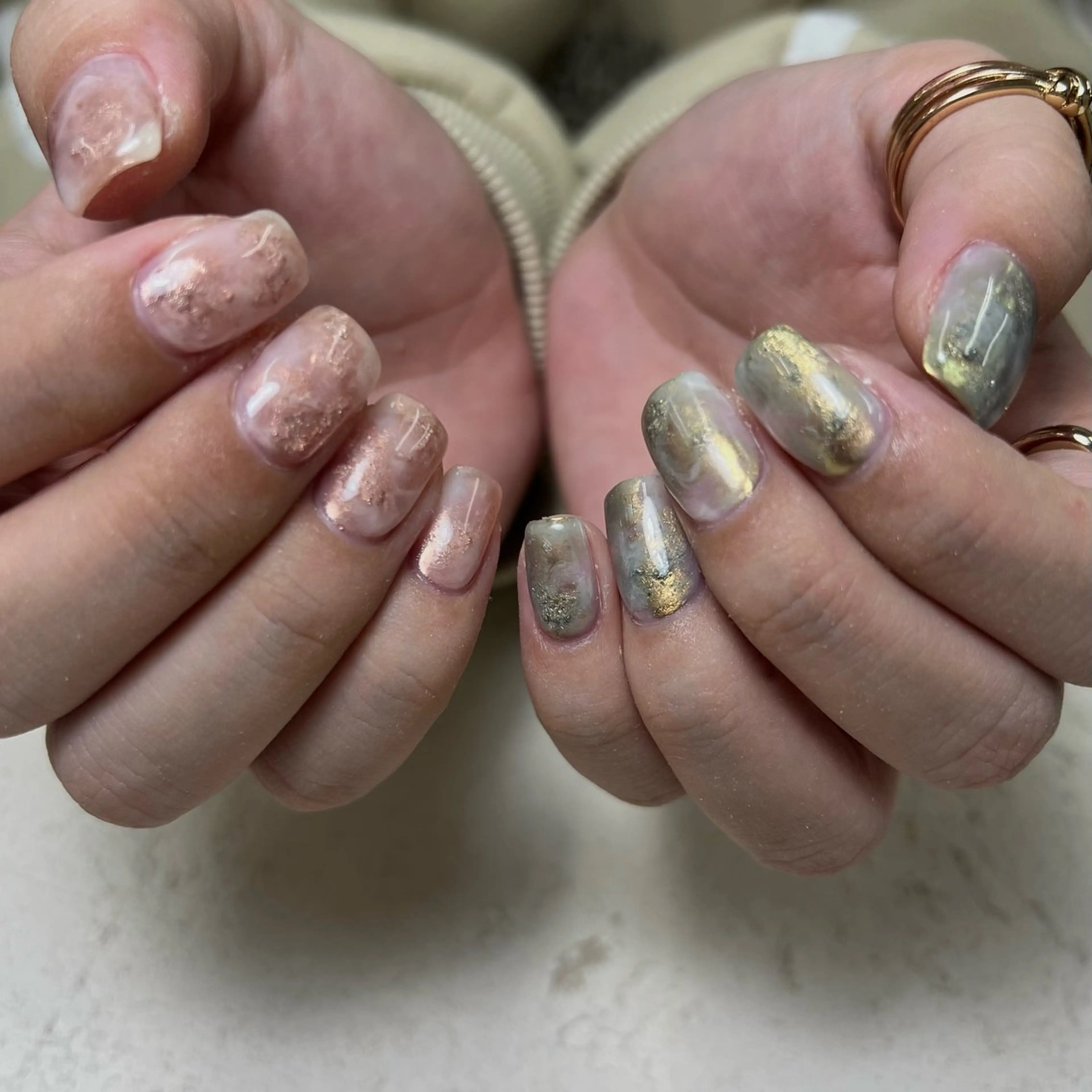 ネイル ハンドネイル nuás nailのネイルデザイン