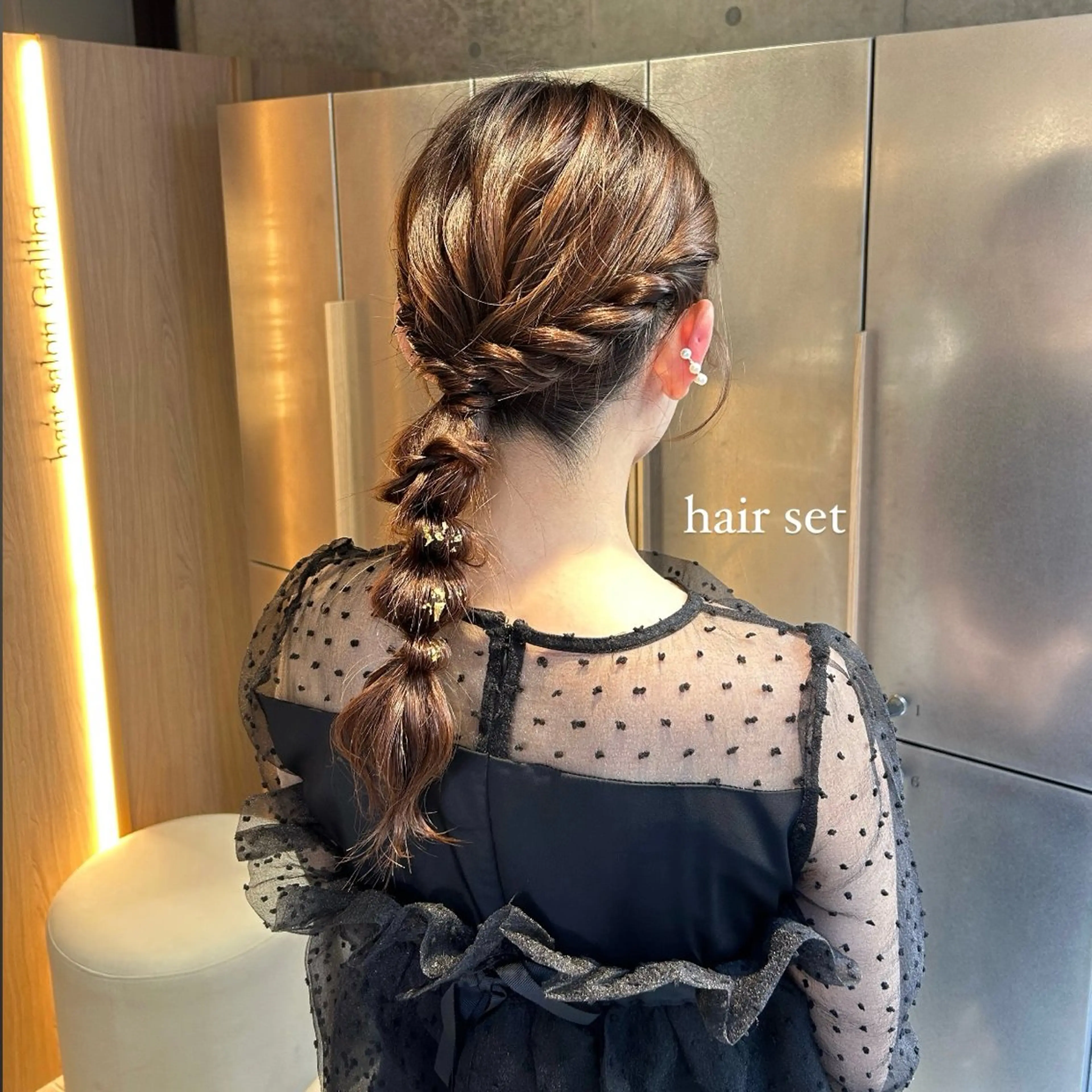 セミロング ヘアセット 艶感/ナチュラル 🌿マアヤのヘアスタイル