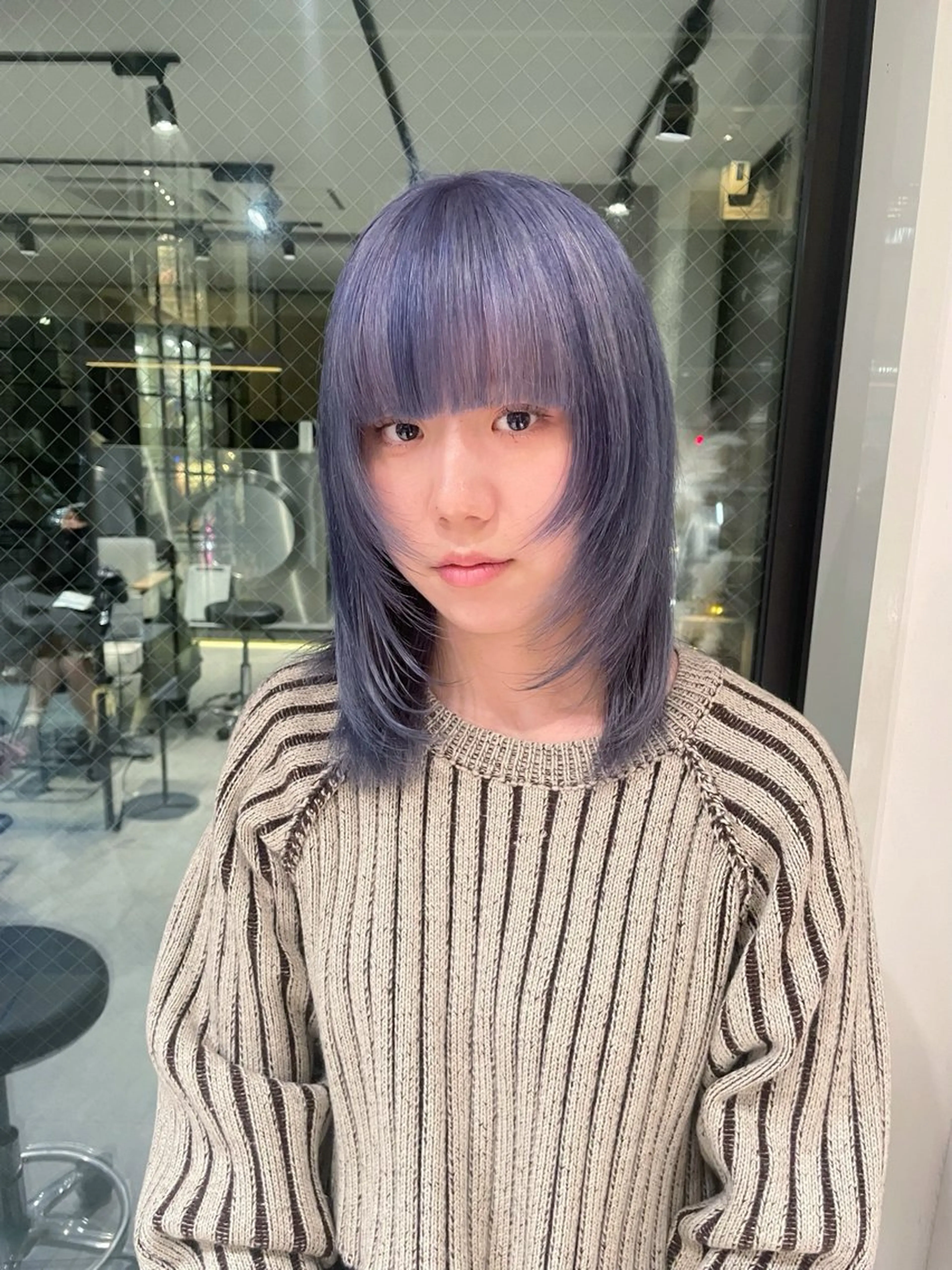 ミディアム GO TODAY SHAiRE SALON 原宿本店所属・REINA/ブリーチ /ハイトーン/原宿のヘアスタイル