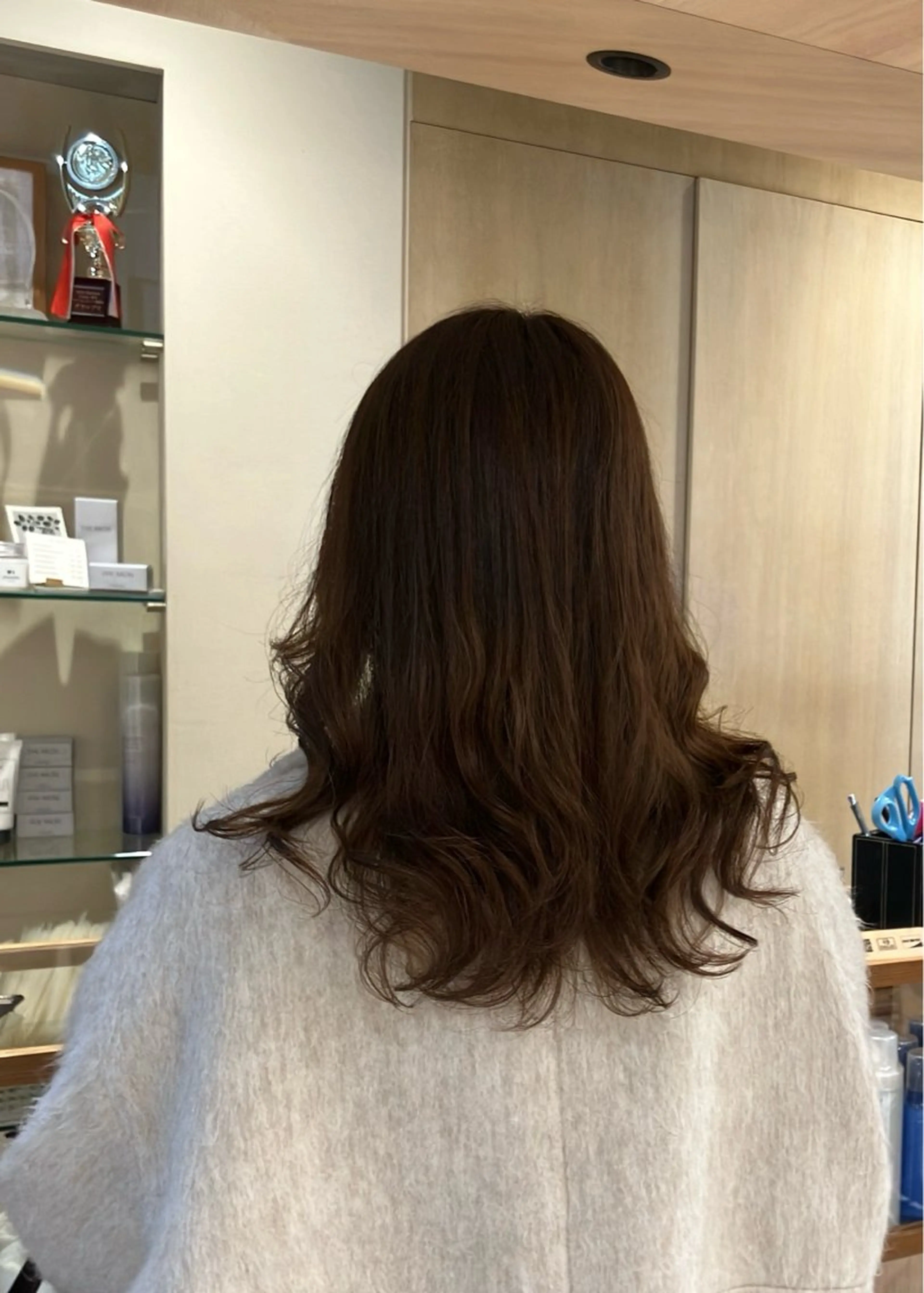 ロング パーマ カット パーマ CYAN.栄店所属・久野 紗愛のヘアスタイル