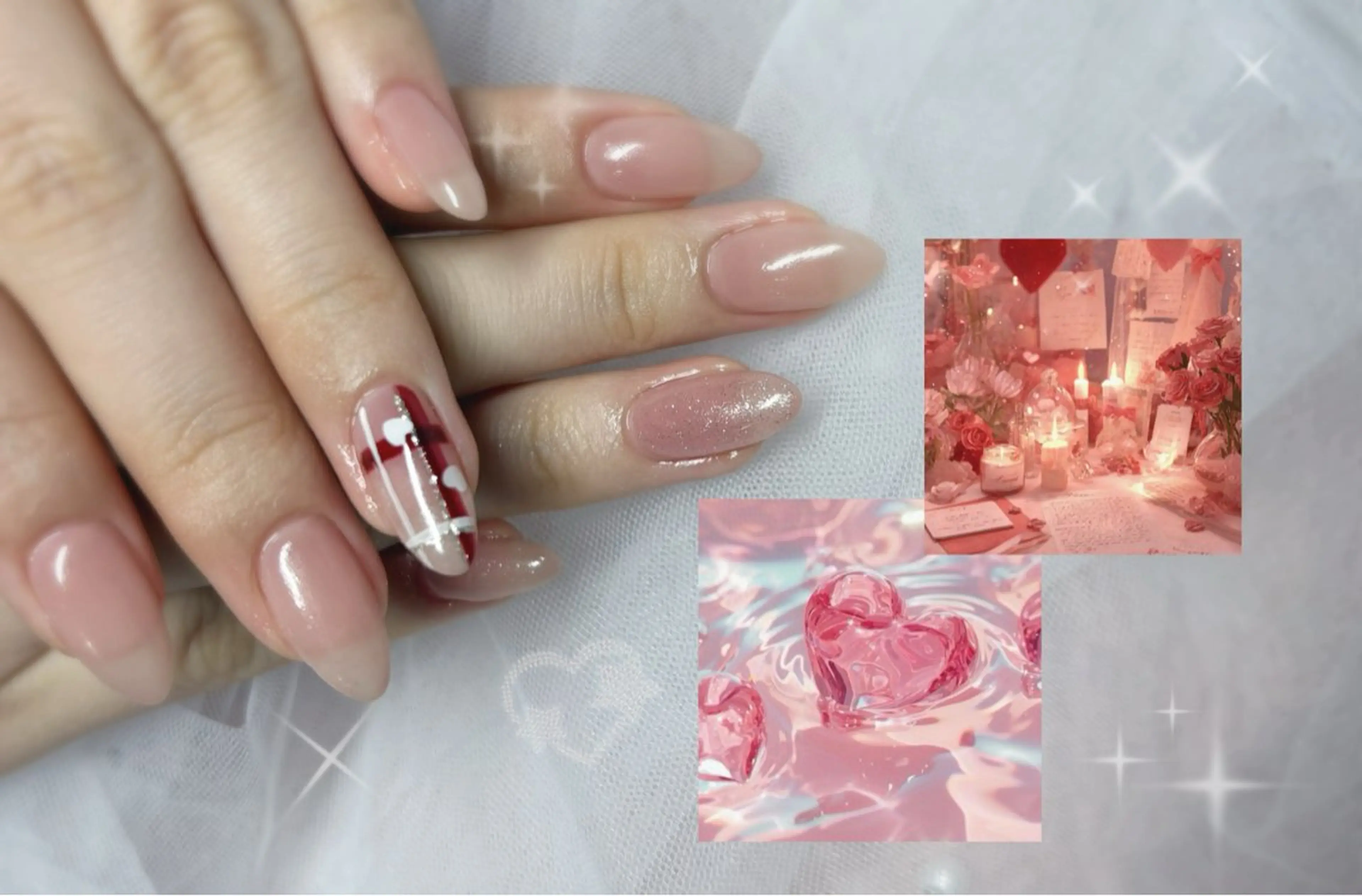 ネイル アートネイル ピンク ピンクベージュ ハンドネイル Nail Salon RiLion所属・kaho  🧸🎀 RiLionのネイルデザイン