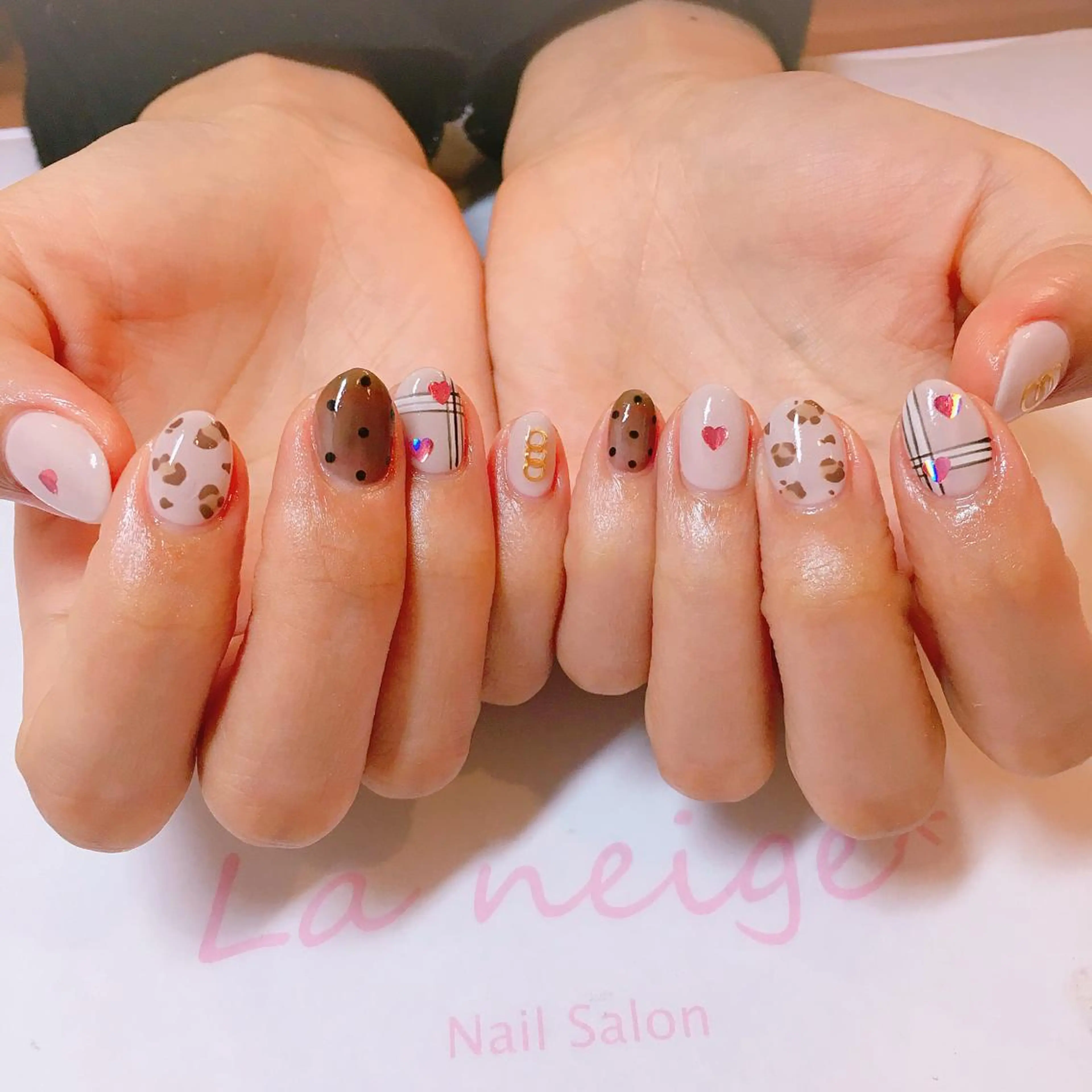 ネイル La neige* yuki 🥯🍑のネイルデザイン