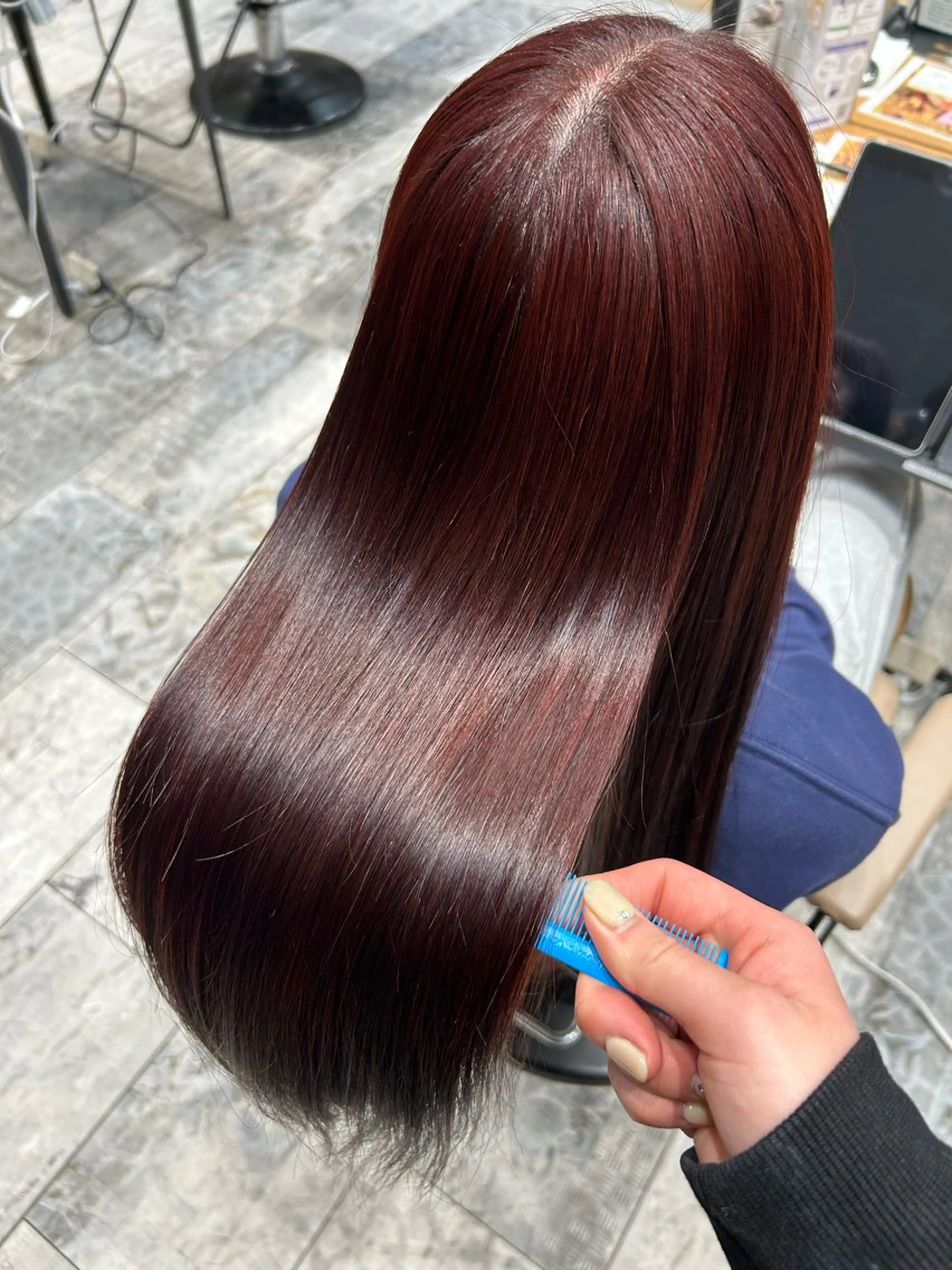 ロング カラー ヘアアレンジ /カラー和田茉日琉のヘアスタイル