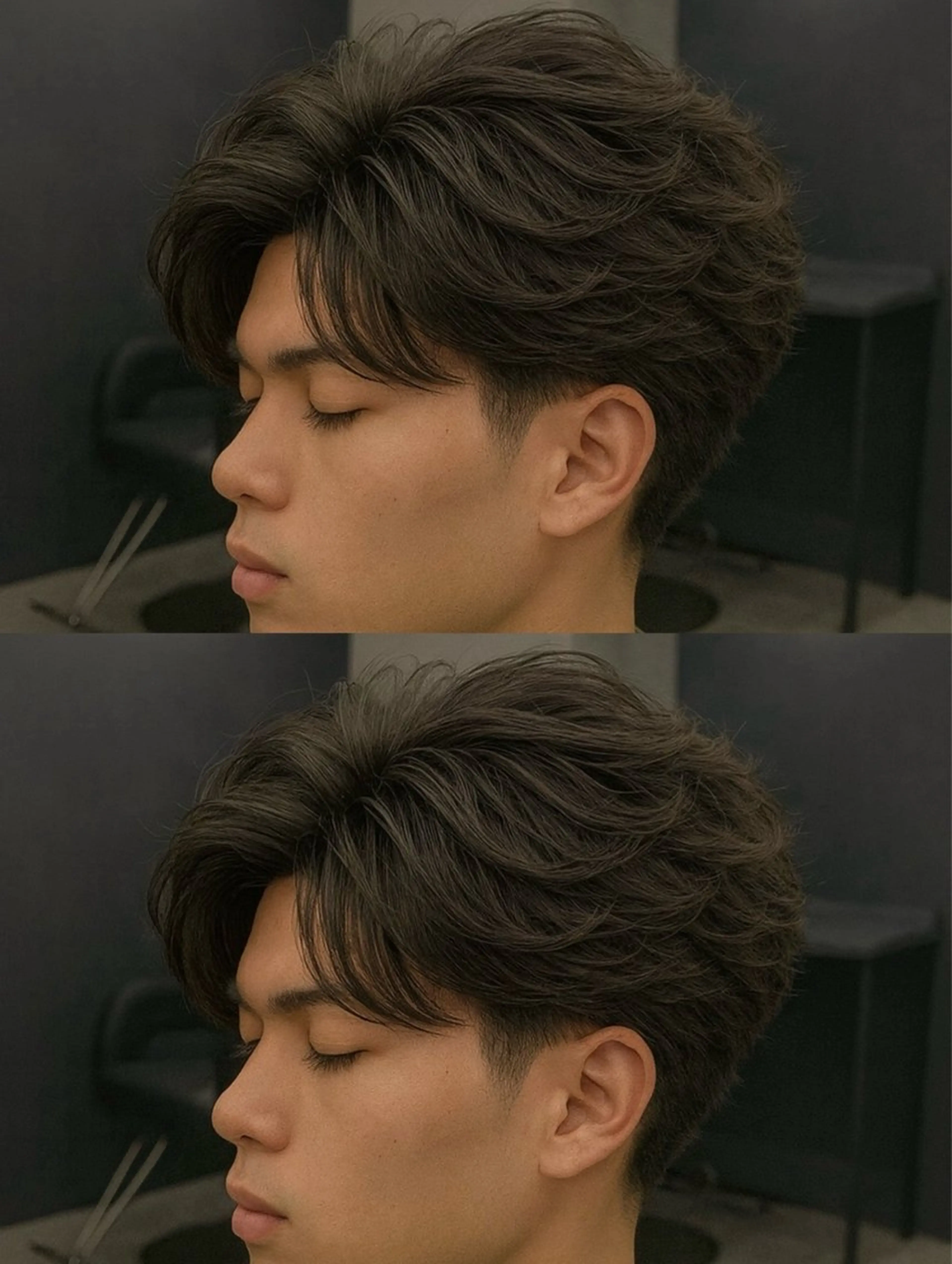 ミディアム パーマ ヘアアレンジ メンズ ミディアムパーマ メンズパーマ メンズツイストパーマ 波巻きパーマ ツイストパーマ その他(アイブロウ) 💥メンズ特化美容師 "小林 海斗"💥のヘアスタイル