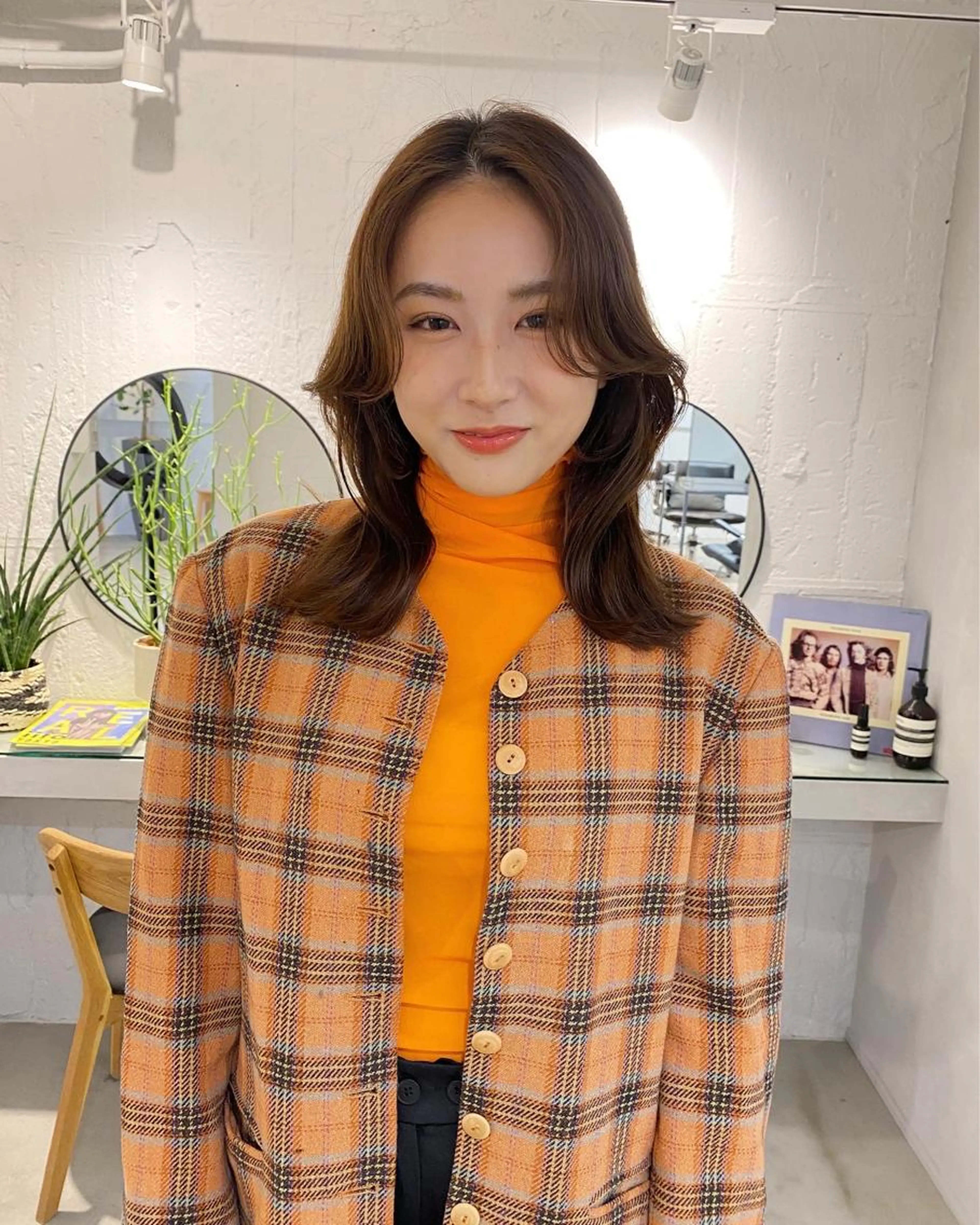 コテいらずで韓国風の前髪にチェンジ!新メニューコテ巻き風前髪パーマの写真