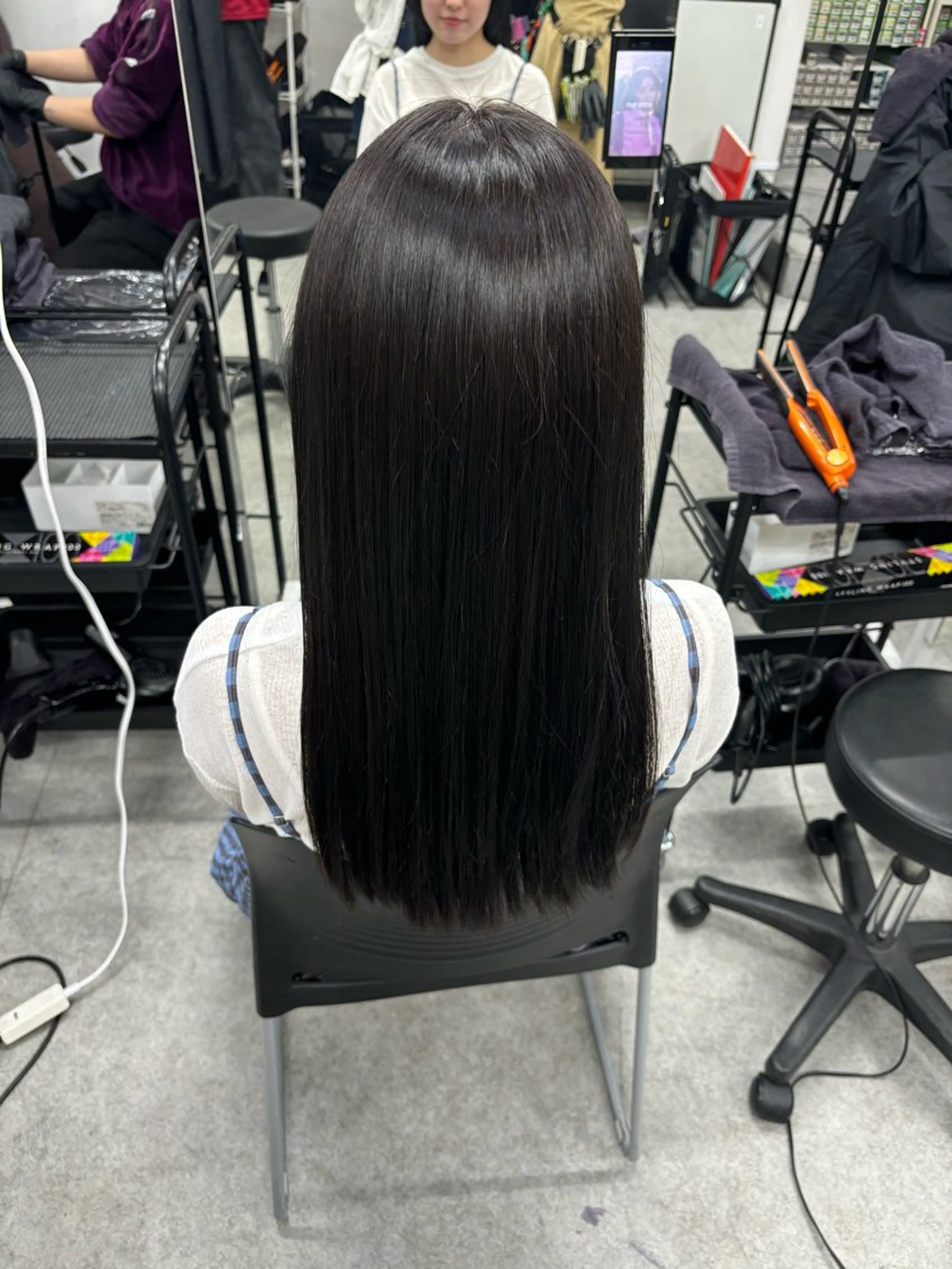 ロング カラー 透明感カラー カット トリートメント 🤍レイヤー/顔周り /hirari🤍のヘアスタイル