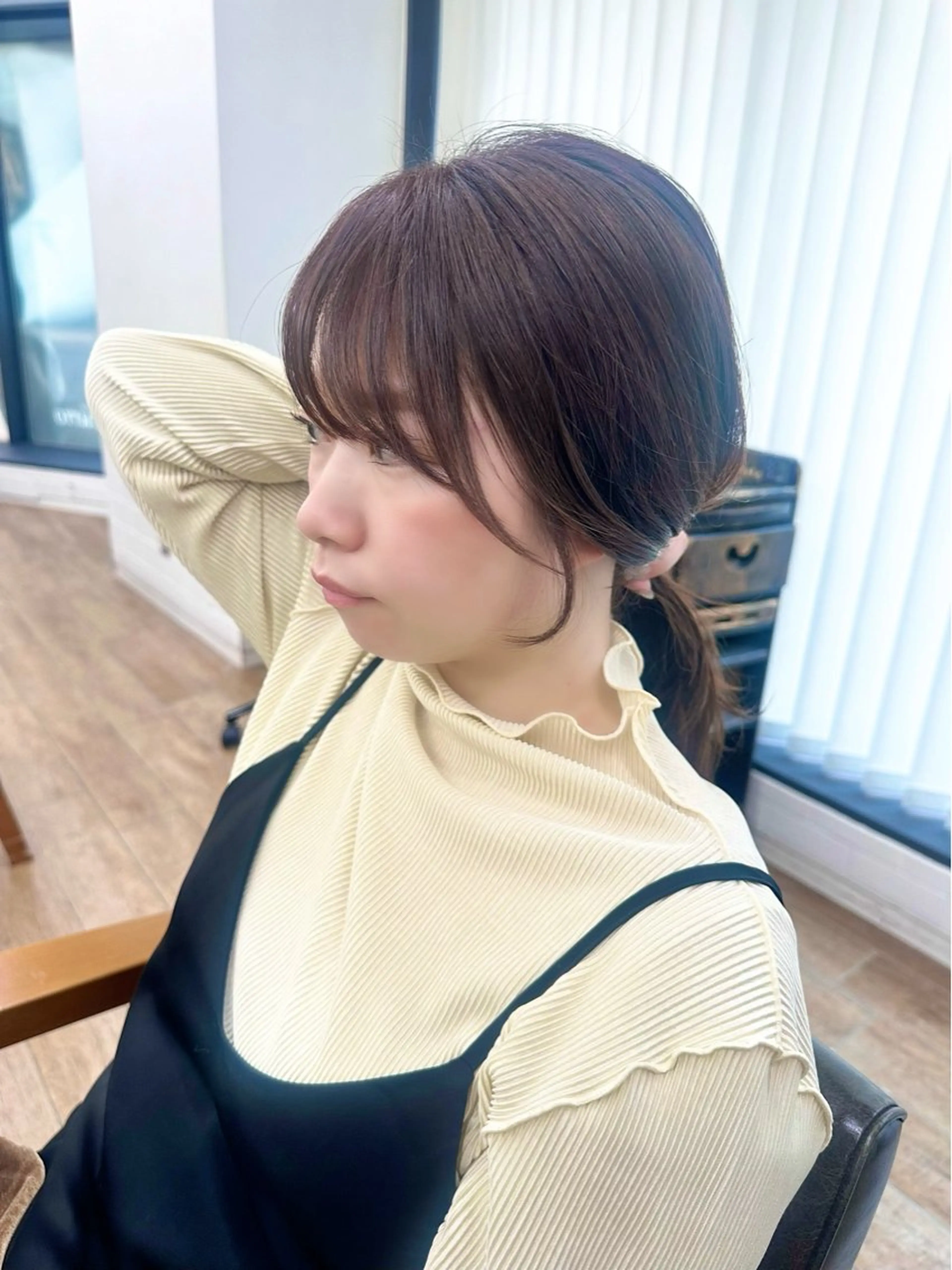 ミディアム カラー パーマ ヘアアレンジ メンズ キッズ カット 似合わせレイヤー 🌿JUNのヘアスタイル