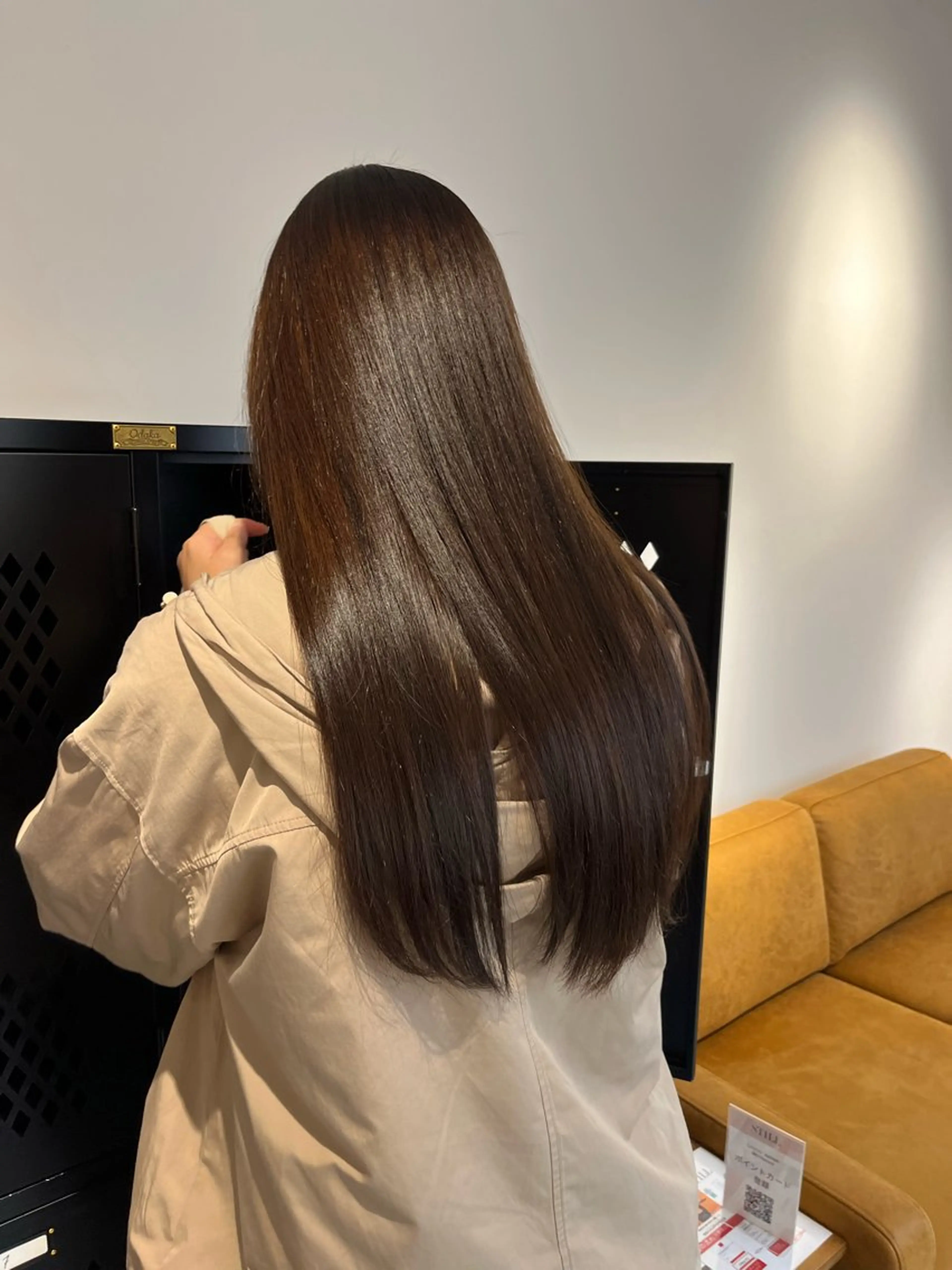 ロング 伸ばしかけ 縮毛矯正 カット 縮毛矯正 トリートメント 長尾 みのりのヘアスタイル