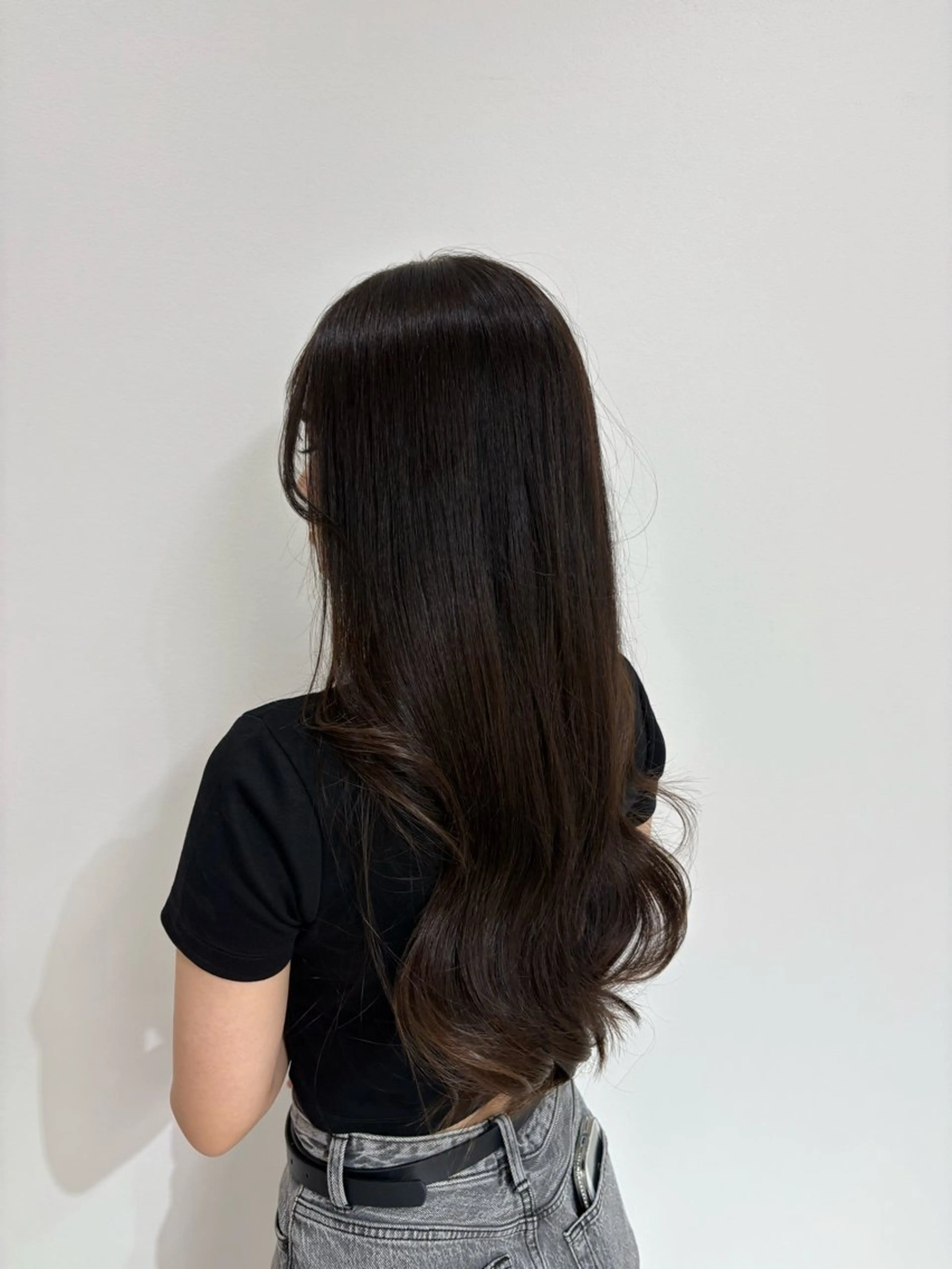 ロング カラー CHAiL.Yuzu 艶カラー韓国エクステのヘアスタイル