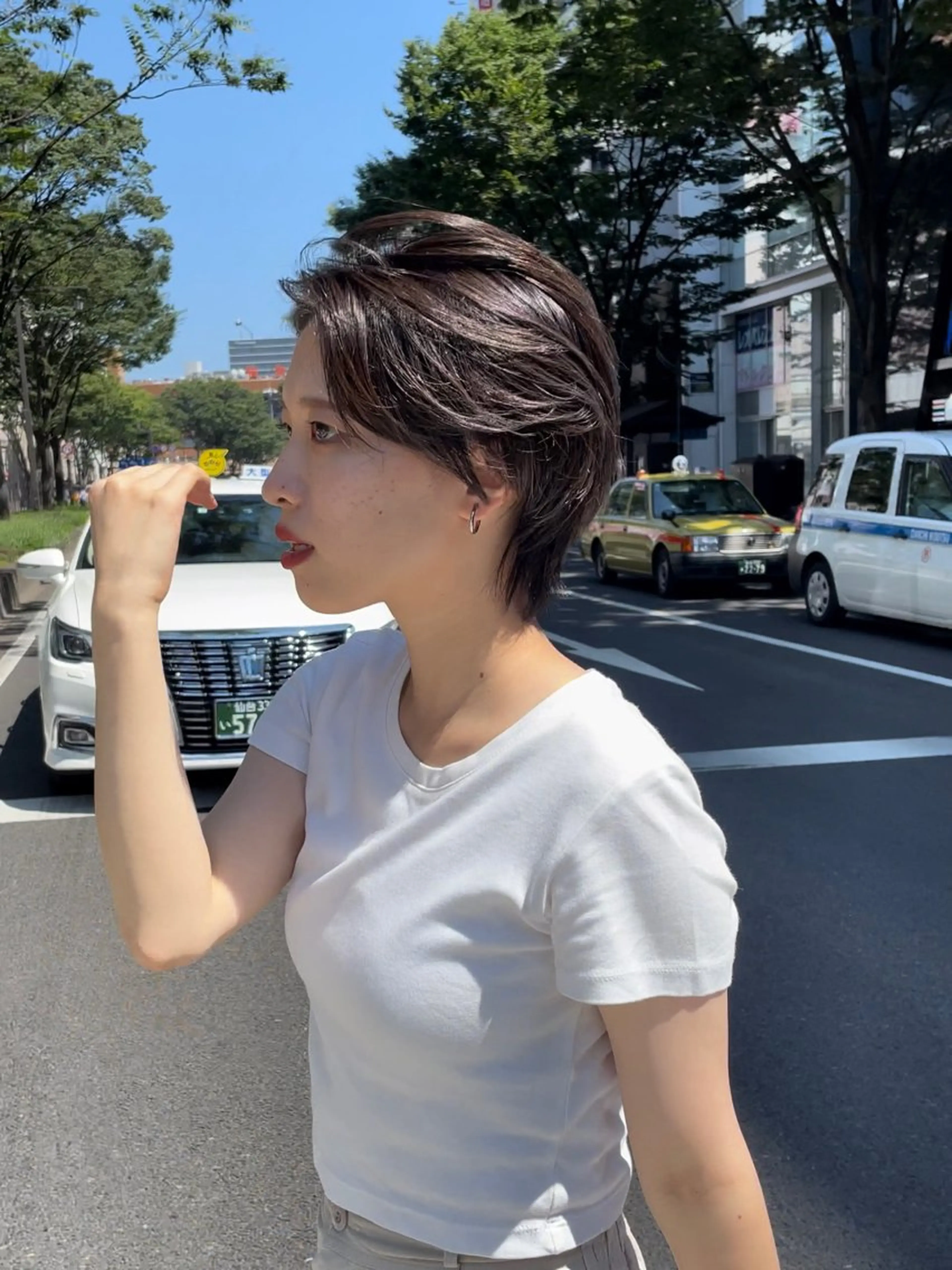 【刈り上げないならこちら】カット＋カラー✂️ショートヘアお任せください😆の写真