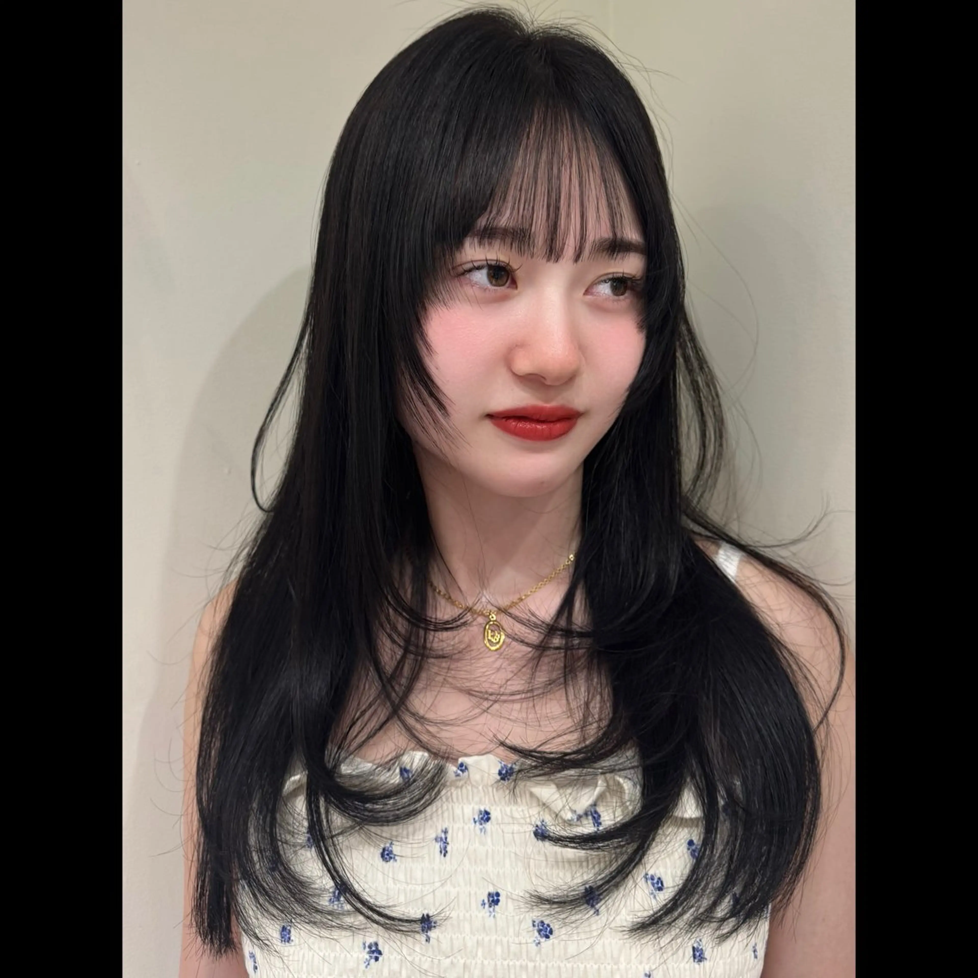 ロング 韓国レイヤー💋/ ワンホン/NANAのヘアスタイル