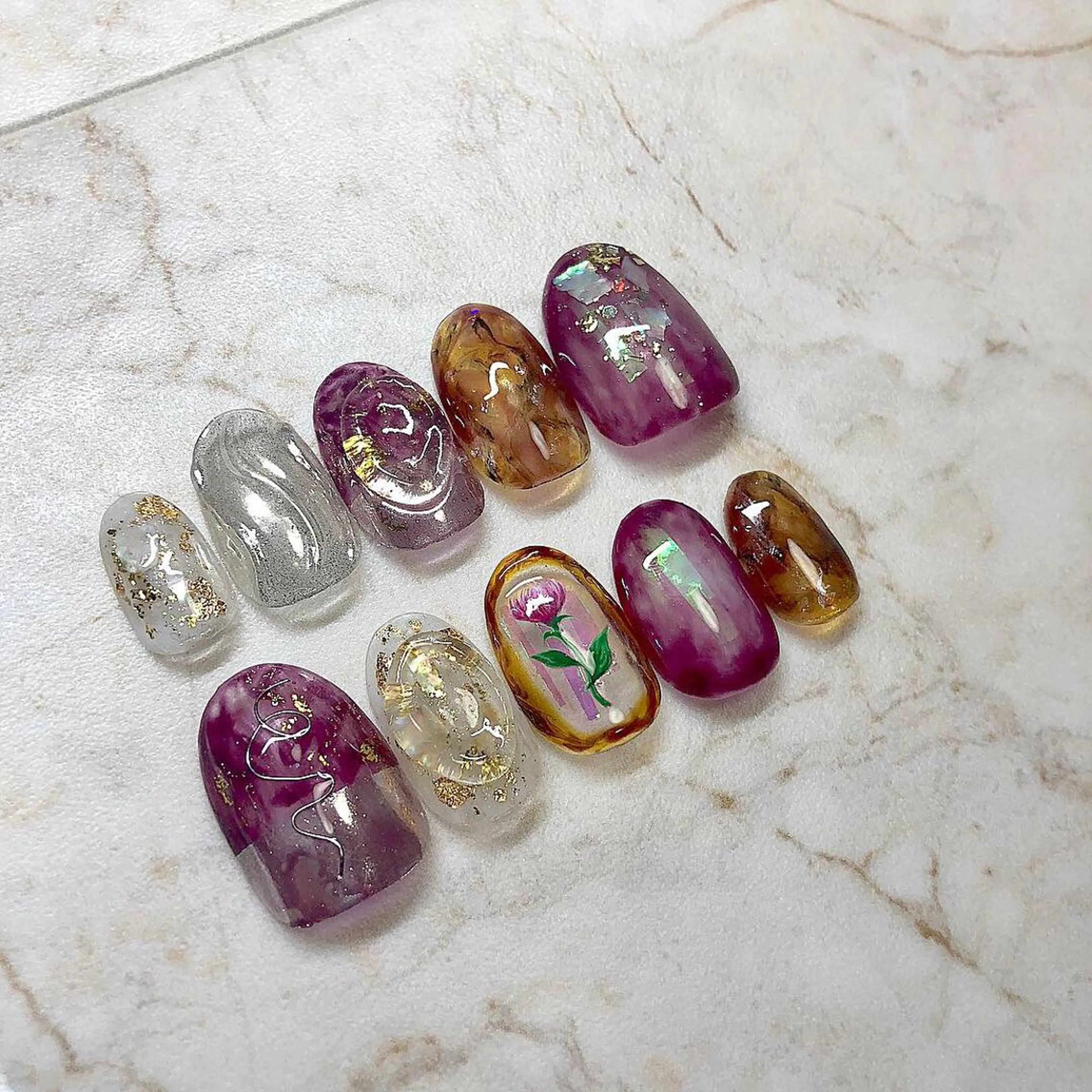 ネイル Twinkling( private salon)所属・三宅 京香のネイルデザイン