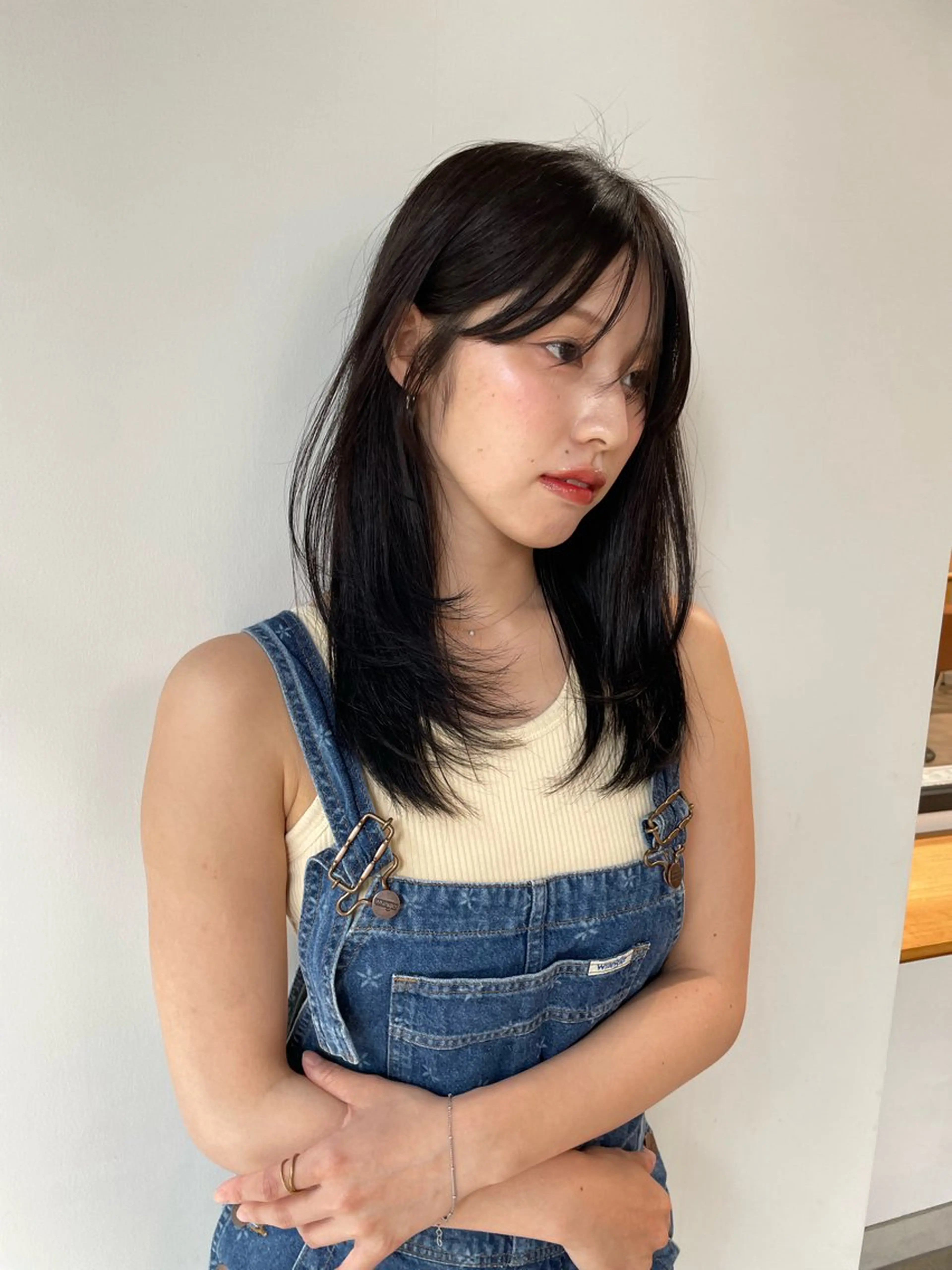 セミロング zina西新店所属・hanae 福岡/ 西新美容室のヘアスタイル