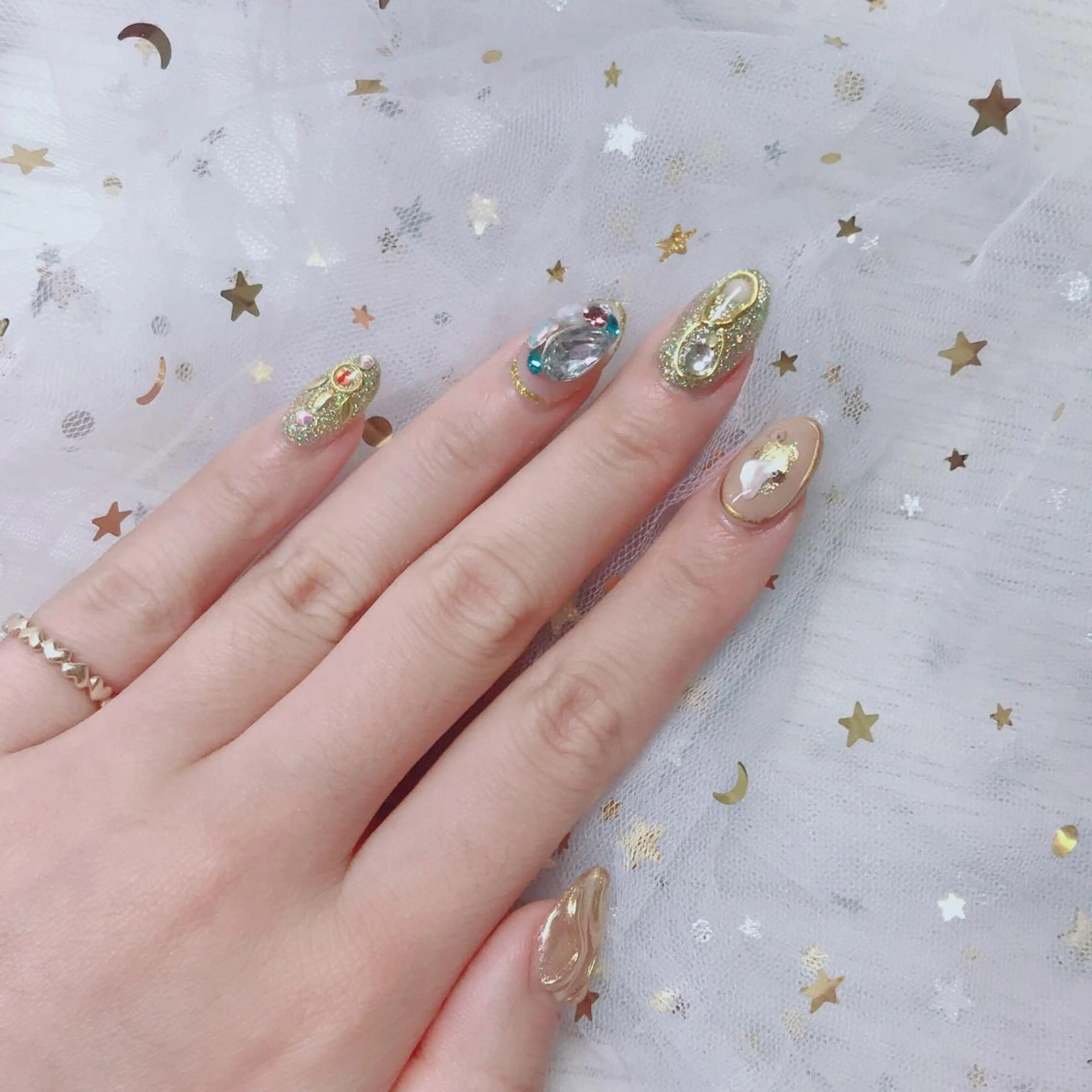 カラー ネイル Q Free nailsのネイルデザイン