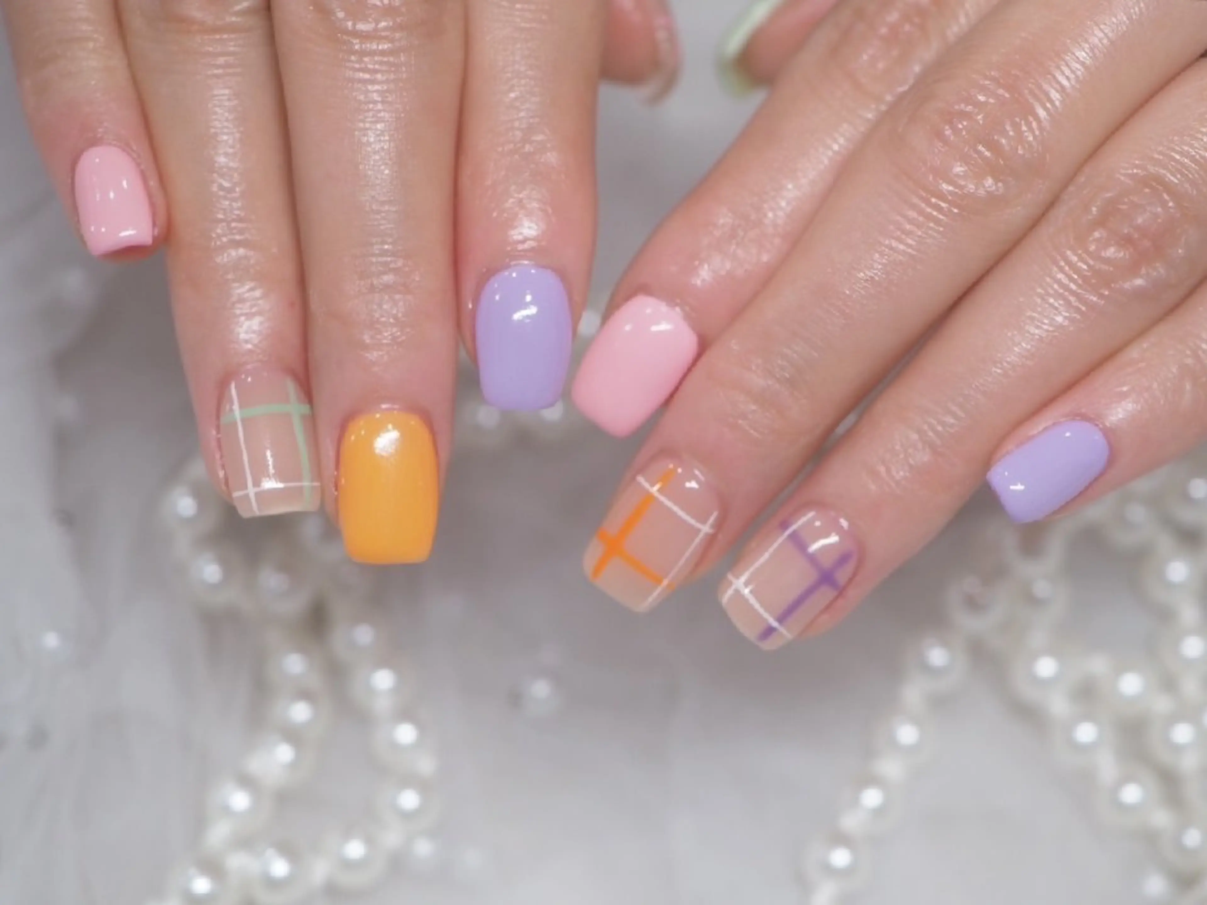 ネイル ハンドネイル 岡林 優美のネイルデザイン