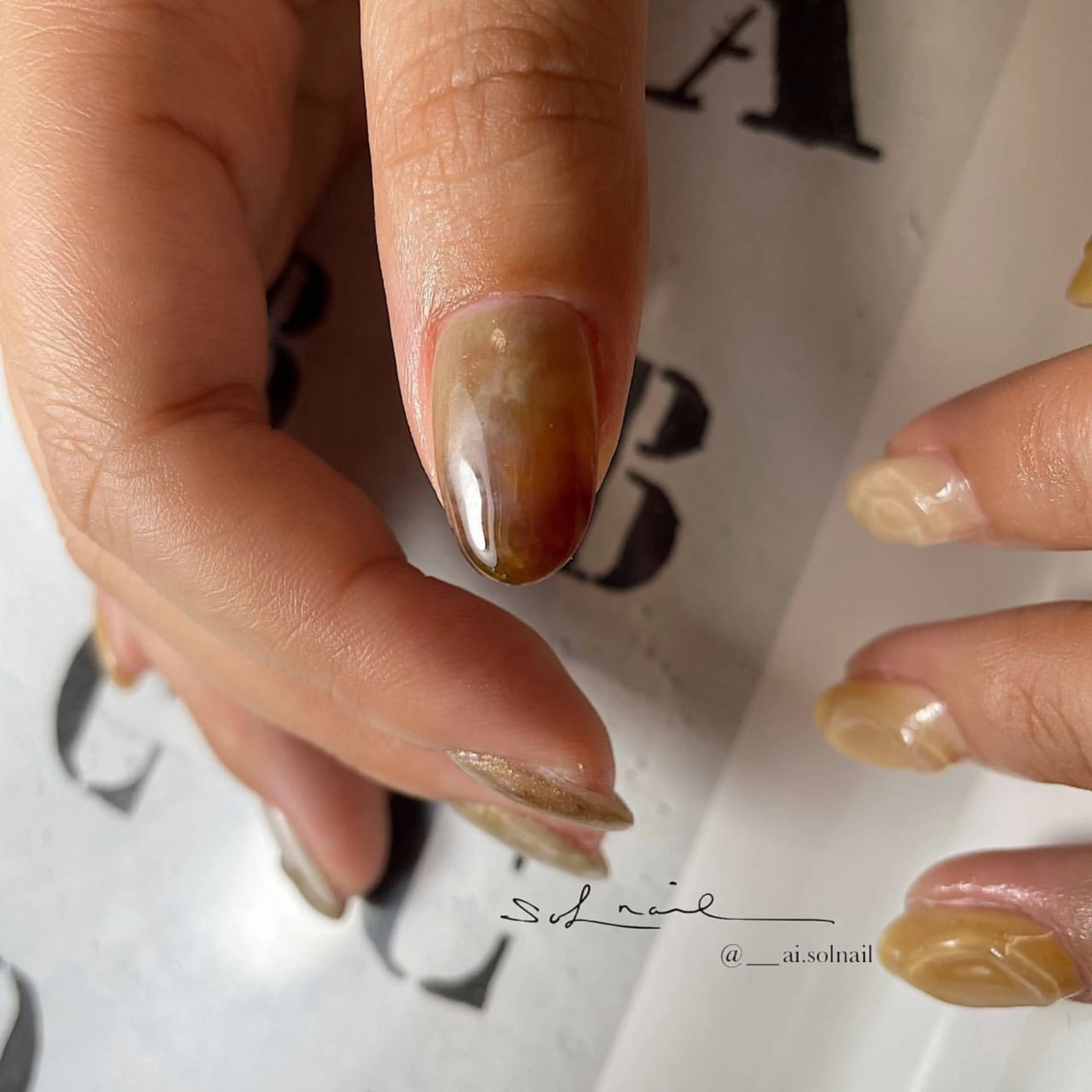 ネイル 🍃伏見 / soL nail / aiのネイルデザイン