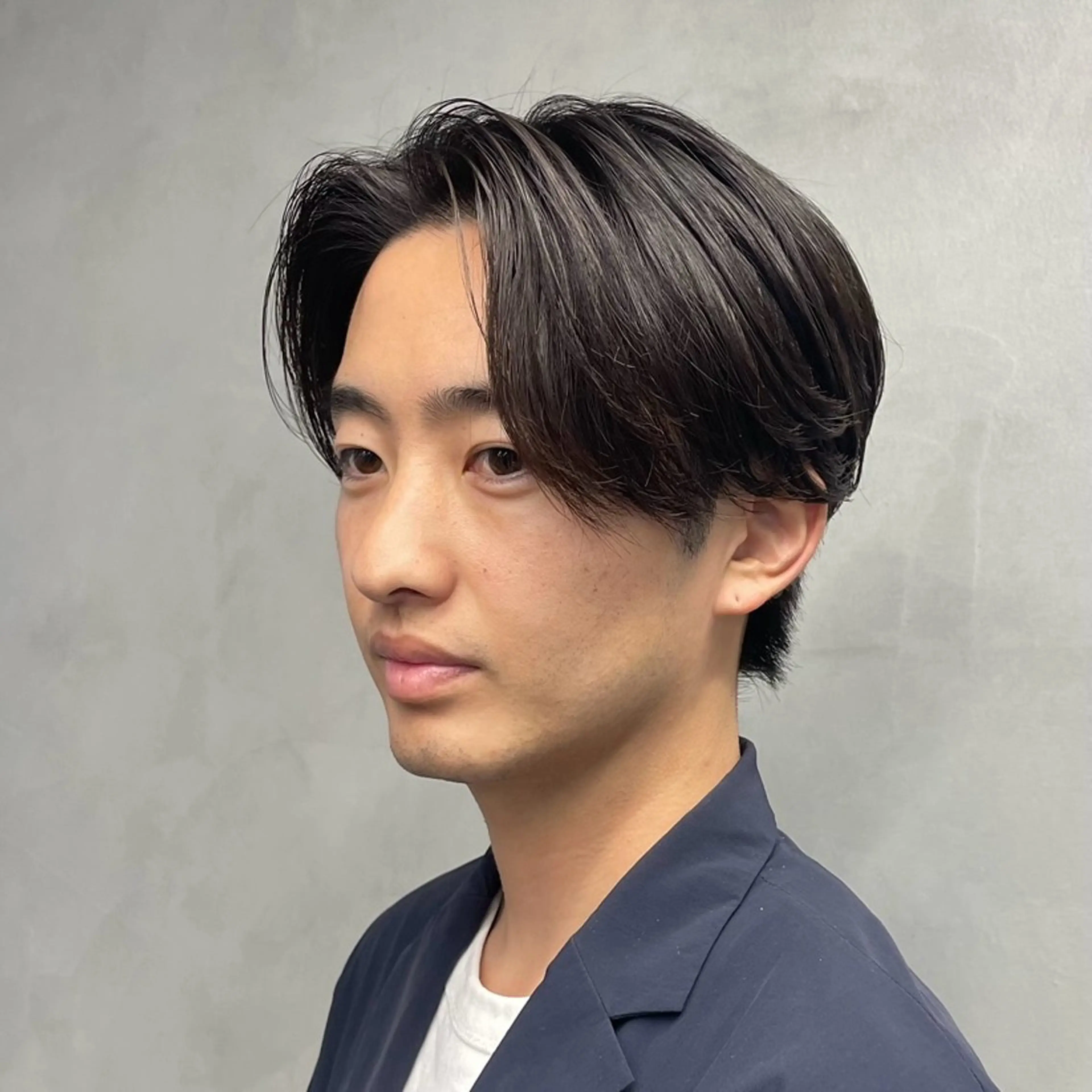 ミディアム パーマ ヘアアレンジ メンズ カット パーマ fifth Tokyo所属・fifth 石川 凪のヘアスタイル