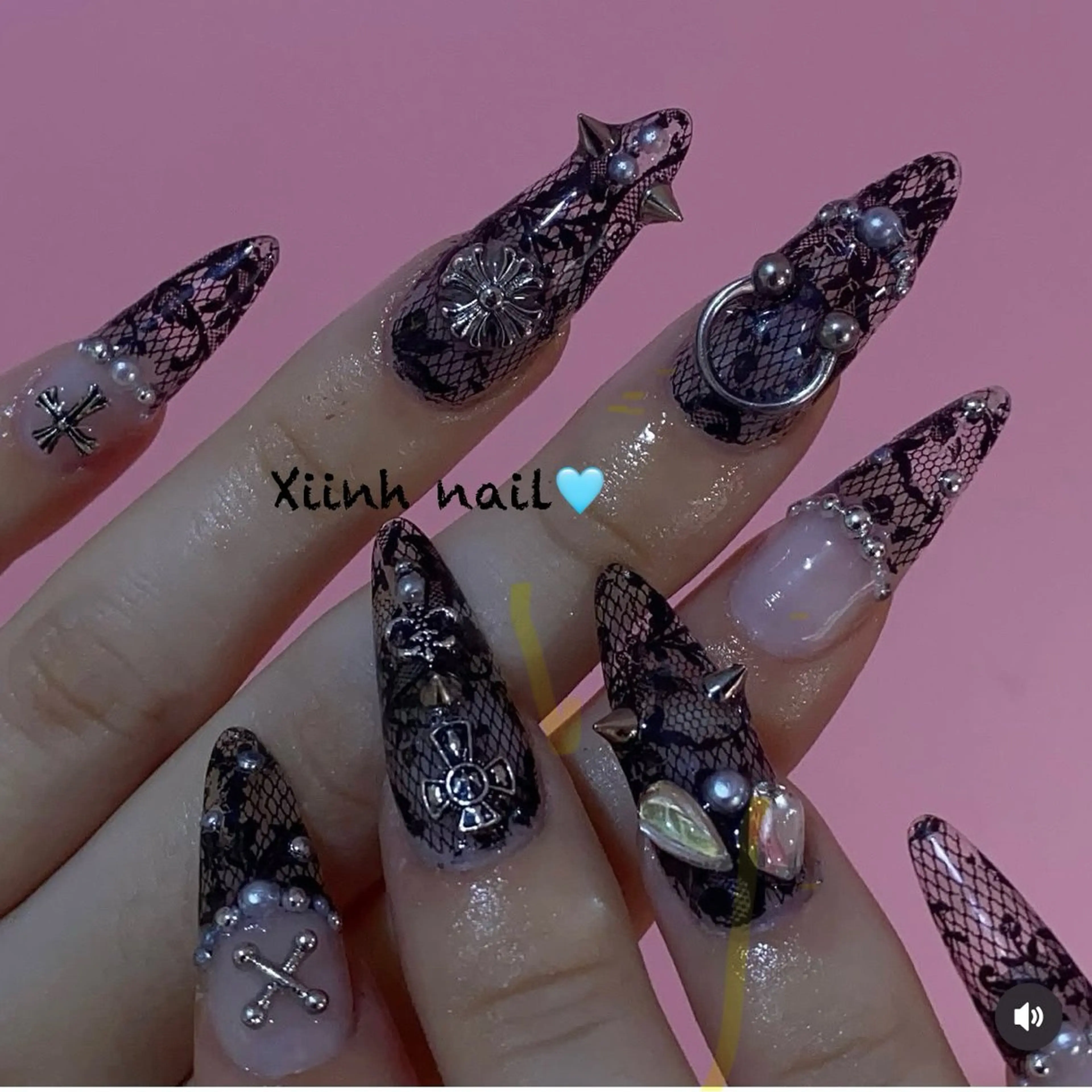 ネイル チークネイル 桜ネイル フットネイル フレンチネイル ジェルネイル XIINH NAIL SALONのネイルデザイン