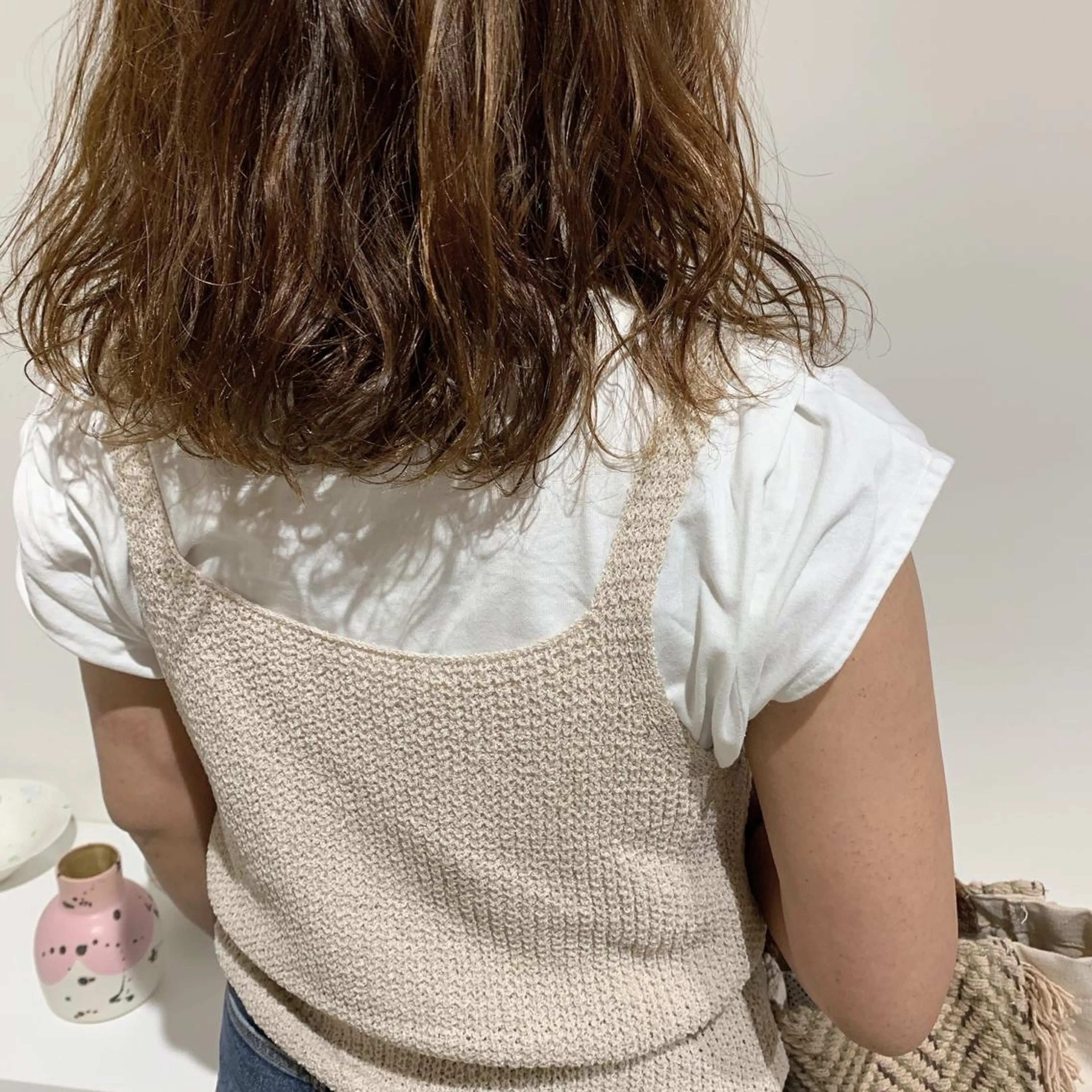 ミディアム パーマ カット パーマ トリートメント ANY／SUE 千葉パーマのヘアスタイル