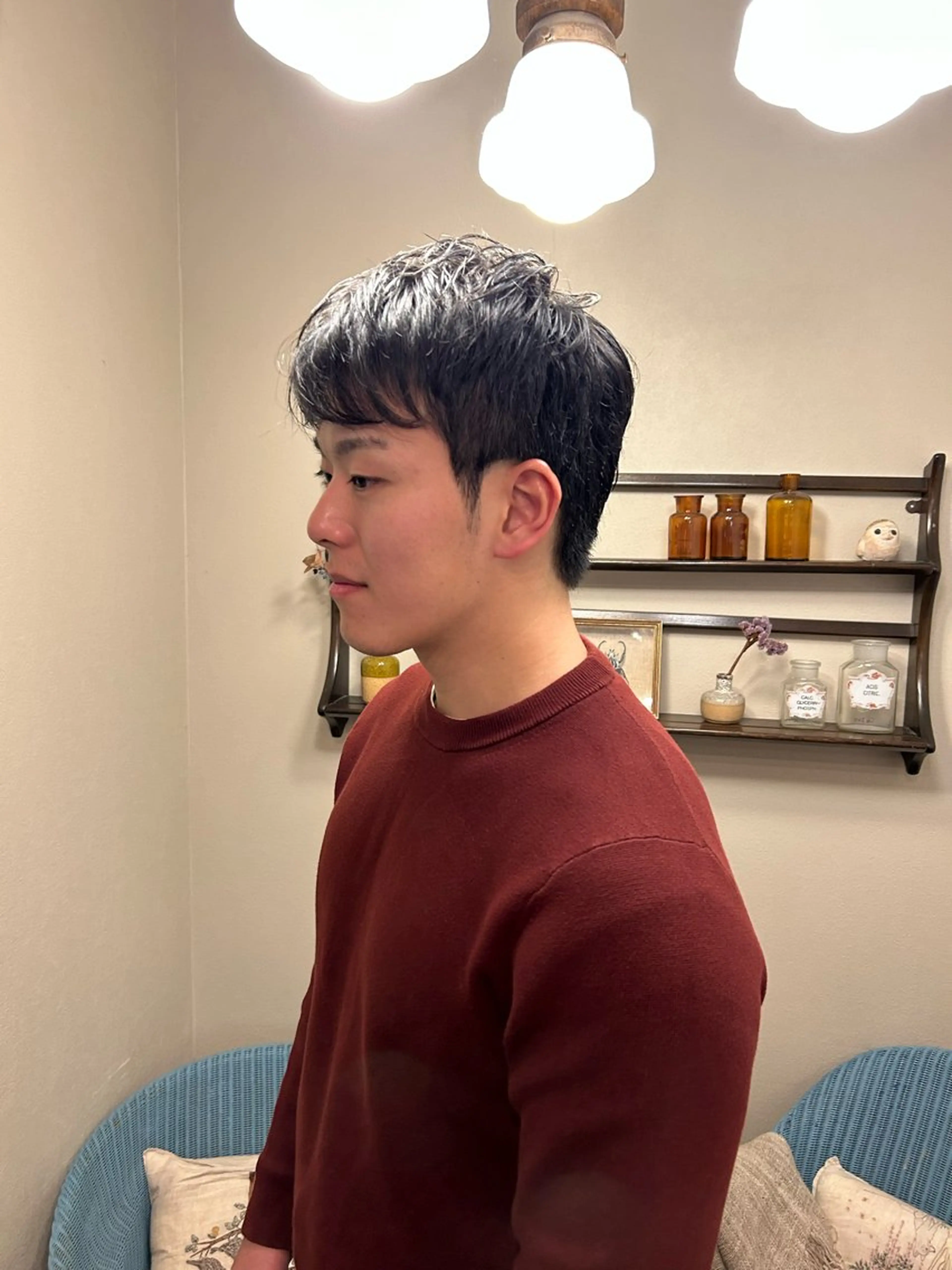 ショート メンズ Masaki ブリーチカラーのヘアスタイル
