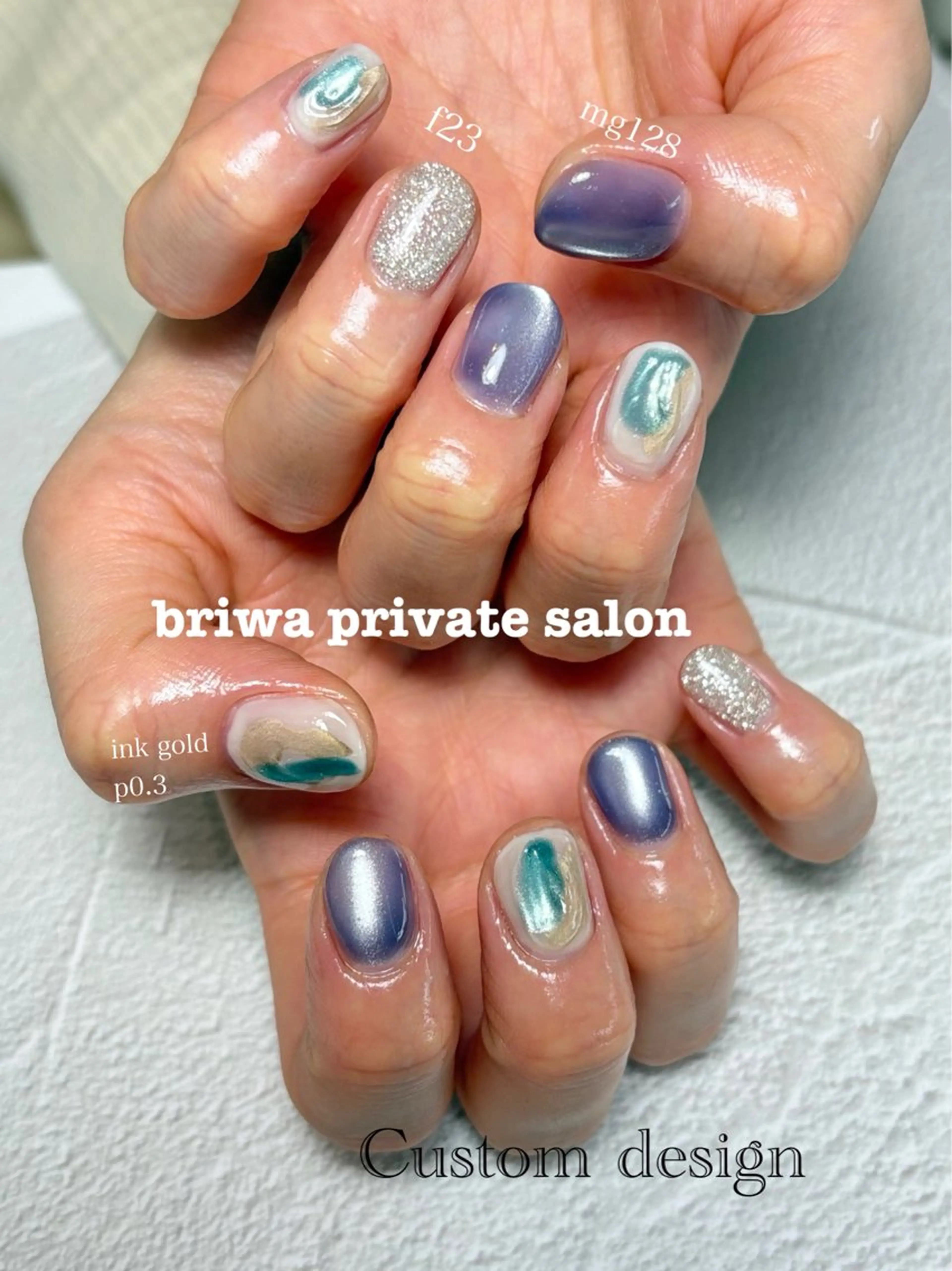 ネイル Briwa✨nail 💅enoi ❤︎のネイルデザイン