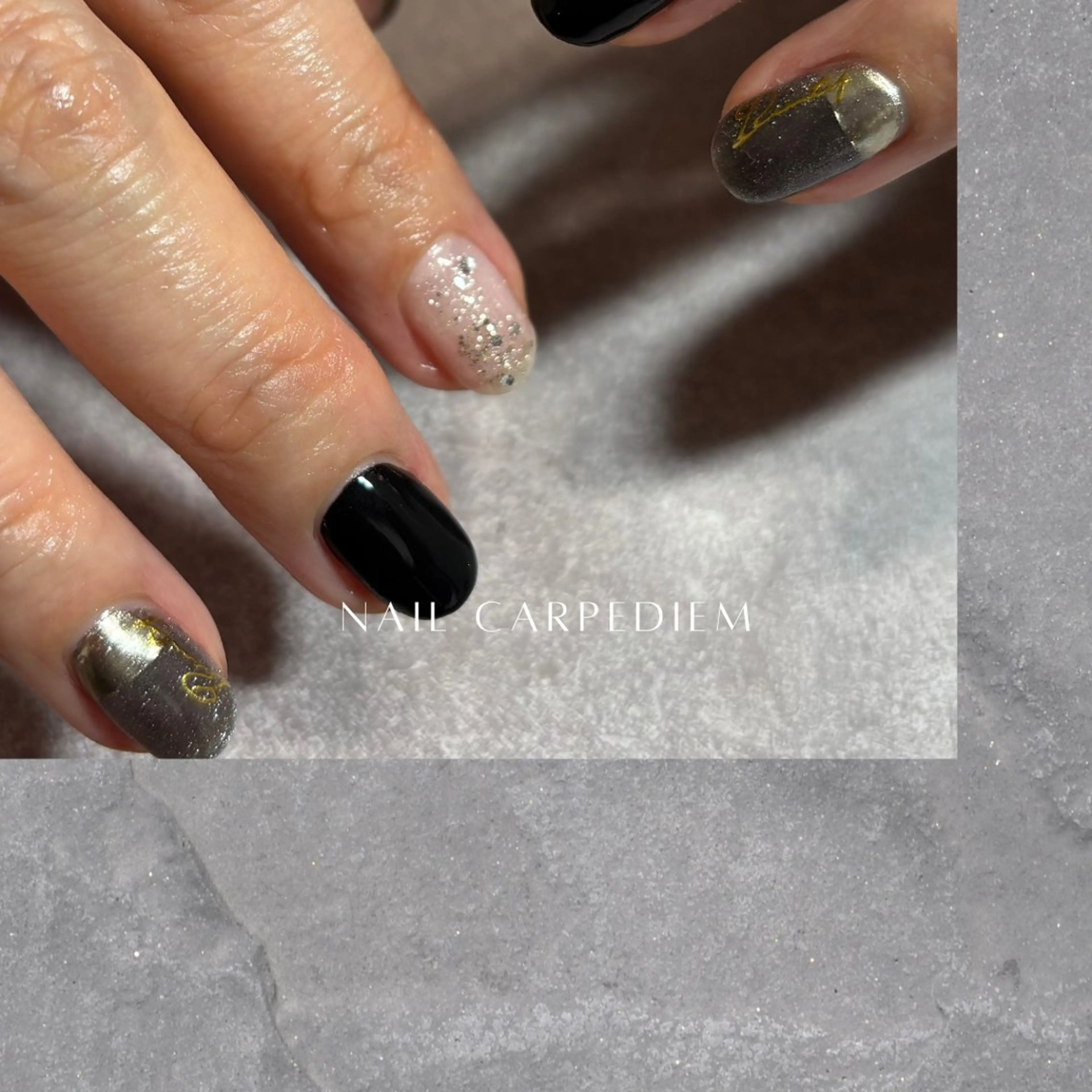 ネイル 城東区ネイルサロン carpediemのネイルデザイン