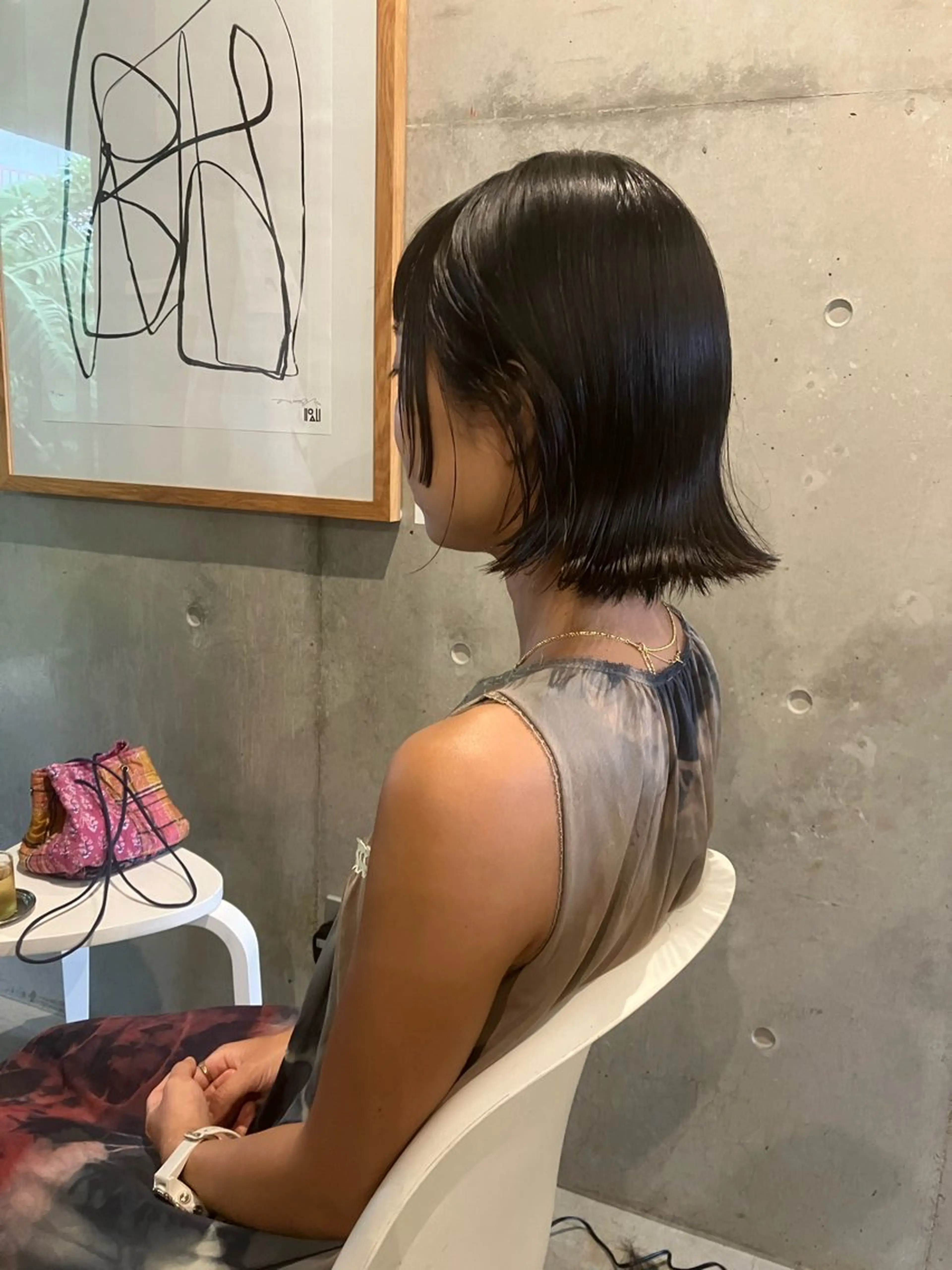 ミディアム 似合わせカットカラー 👩MINAのヘアスタイル