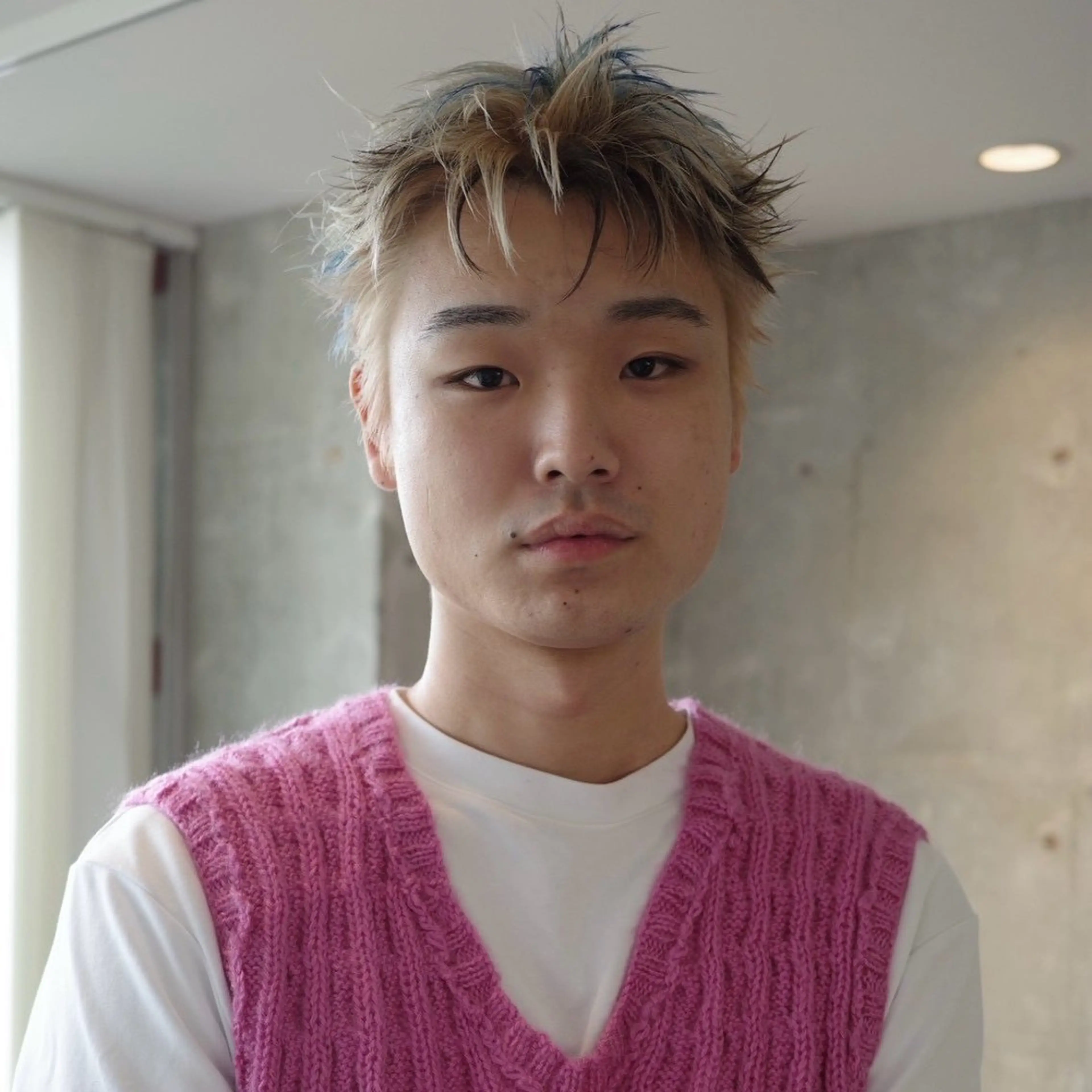 カラー メンズ カット ヘアカラー あずまりんの/メンズ ブリーチ特化のヘアスタイル