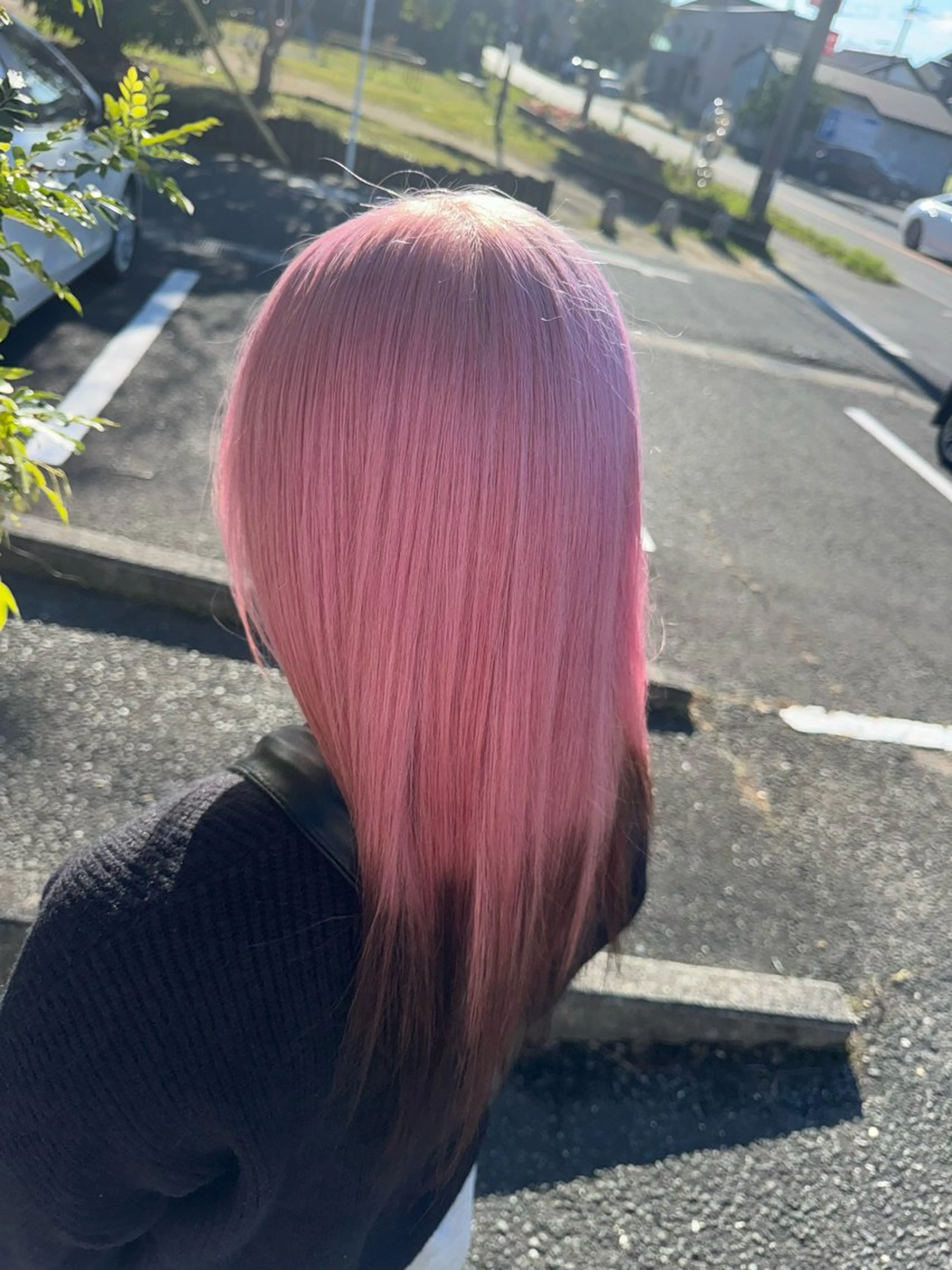 ロング ヘアカラー 平川 侑磨のヘアスタイル