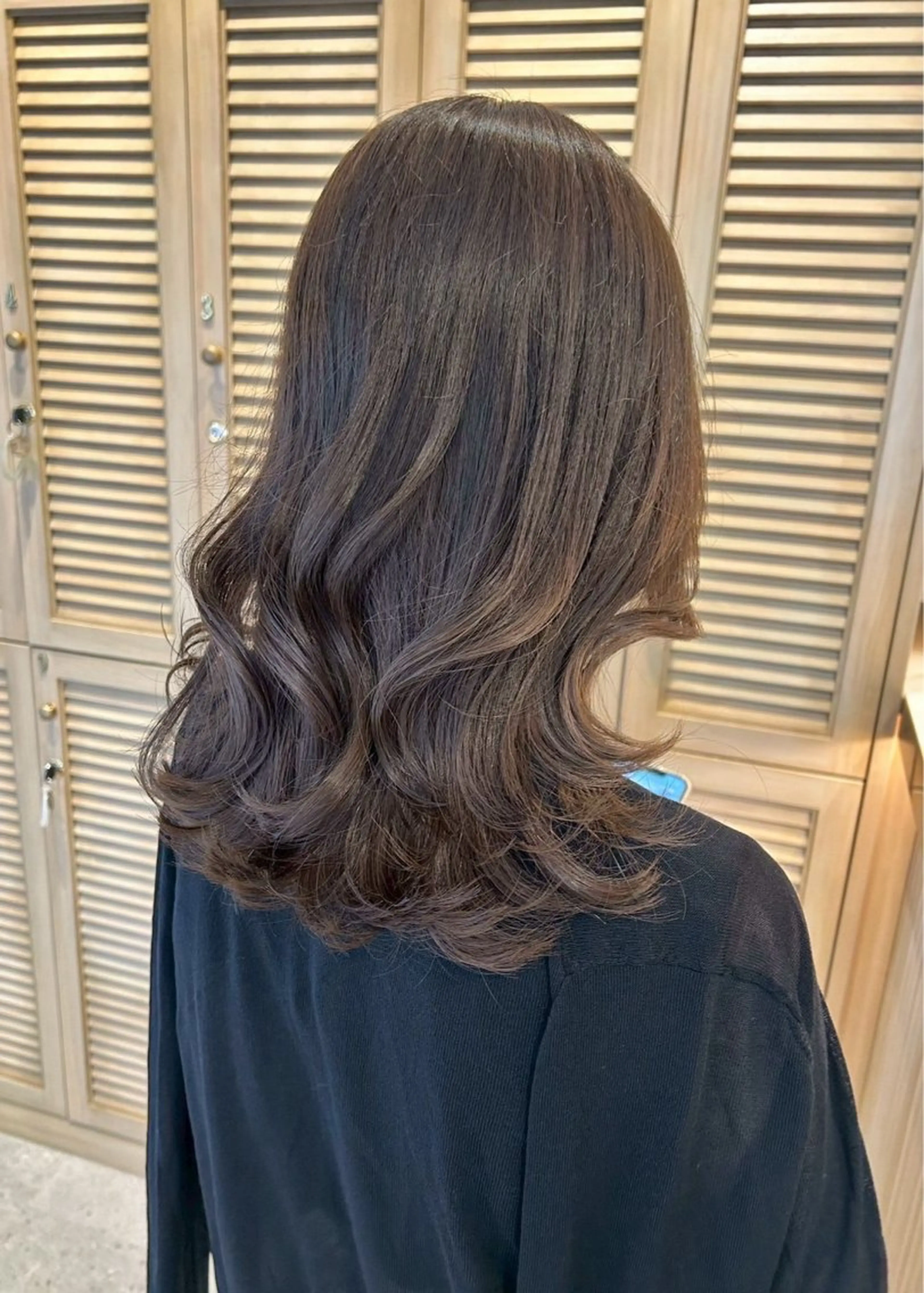 ミディアム カラー パーマ ヘアアレンジ サナ / elto四条烏丸のヘアスタイル