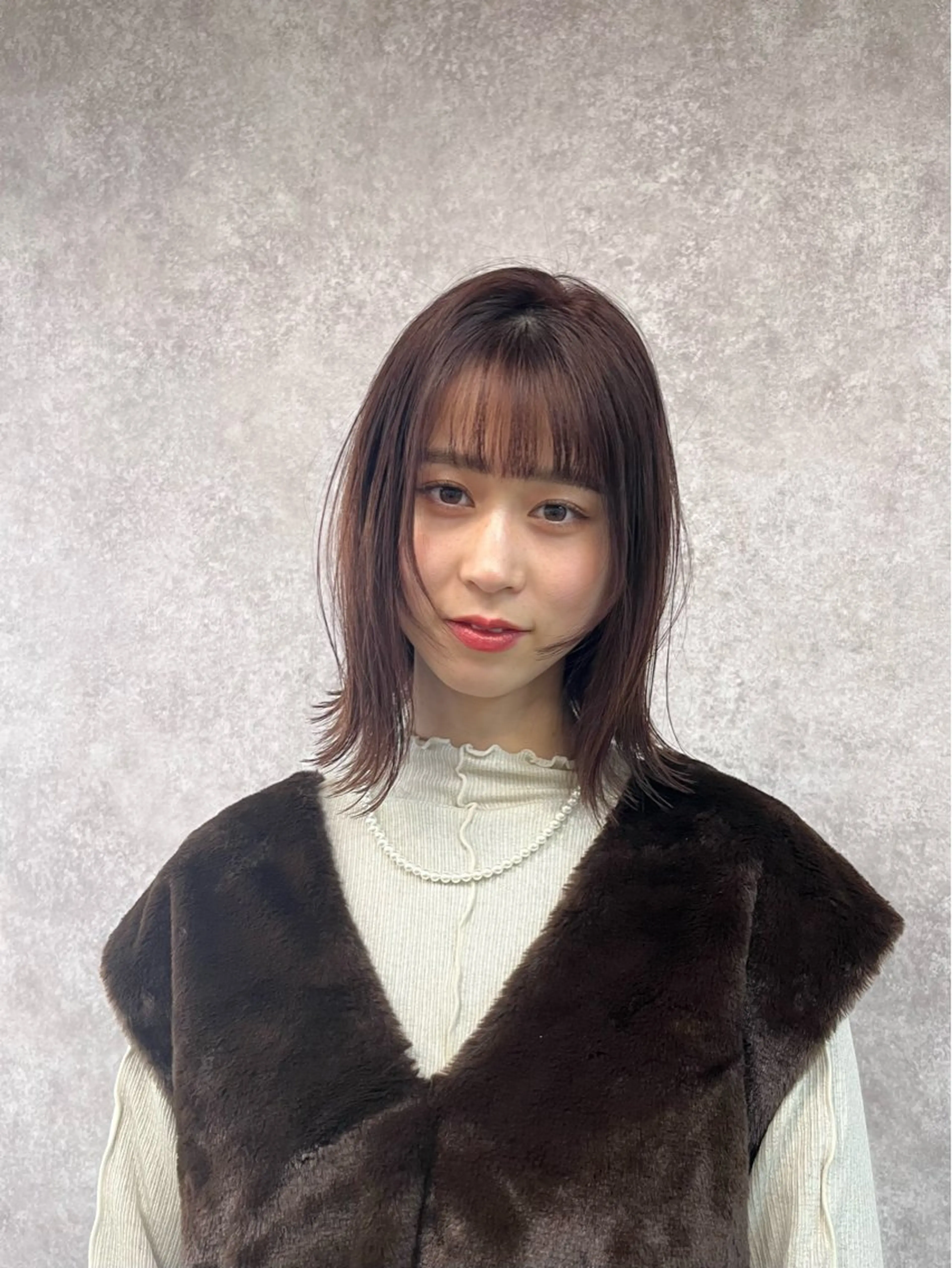 ミディアム 村田梨乃/ minim hairのヘアスタイル