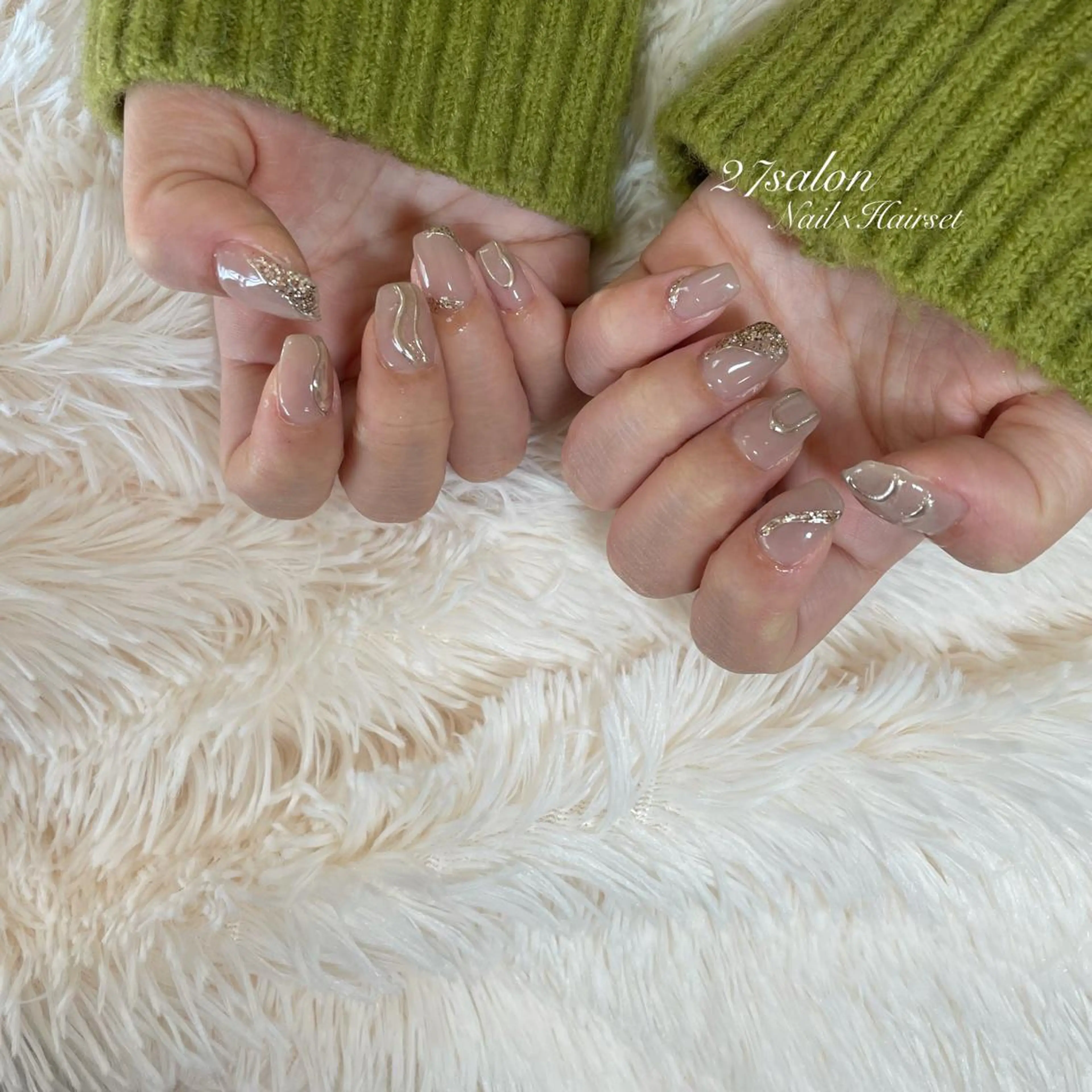 ネイル ニュアンスネイル 27salon yuinaのネイルデザイン