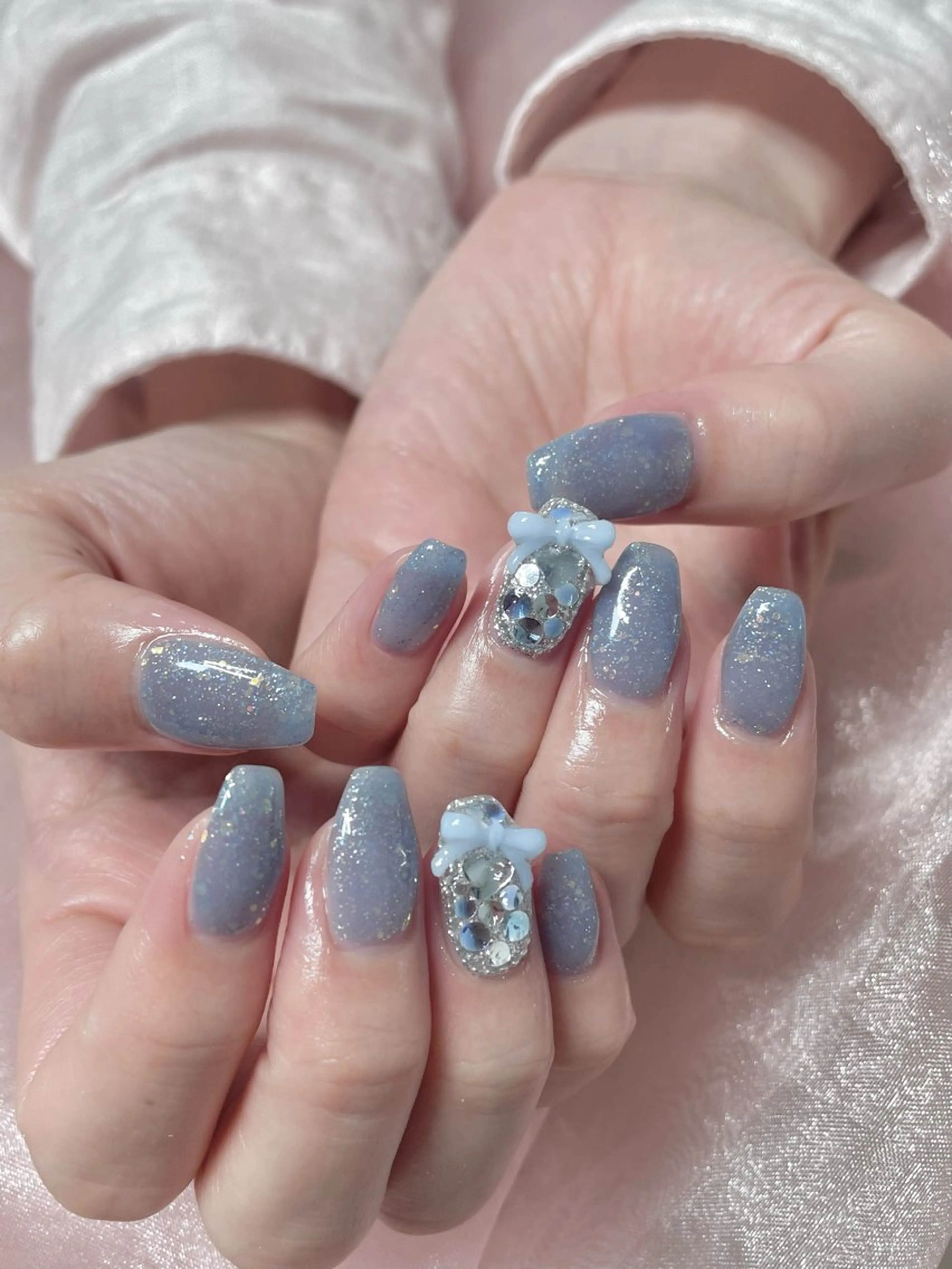 ネイル 長さ出し ハンドネイル RUMI nailのネイルデザイン