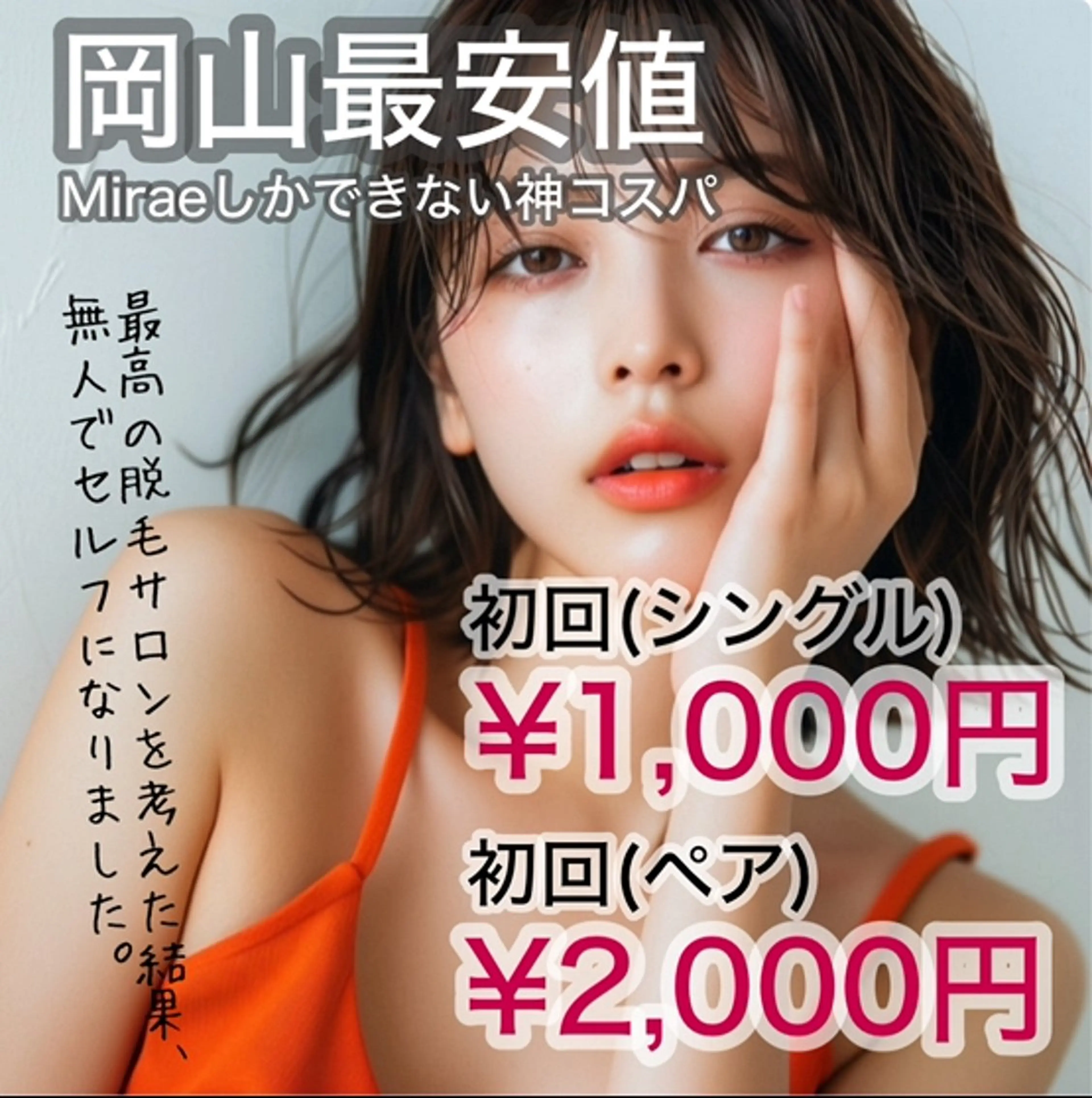 メンズ キッズ 脱毛 無人脱毛サロンMIRAE(ミレ)所属・無人セルフ脱毛サロン MIRAE(ミレ)のエステ・リラクイメージ