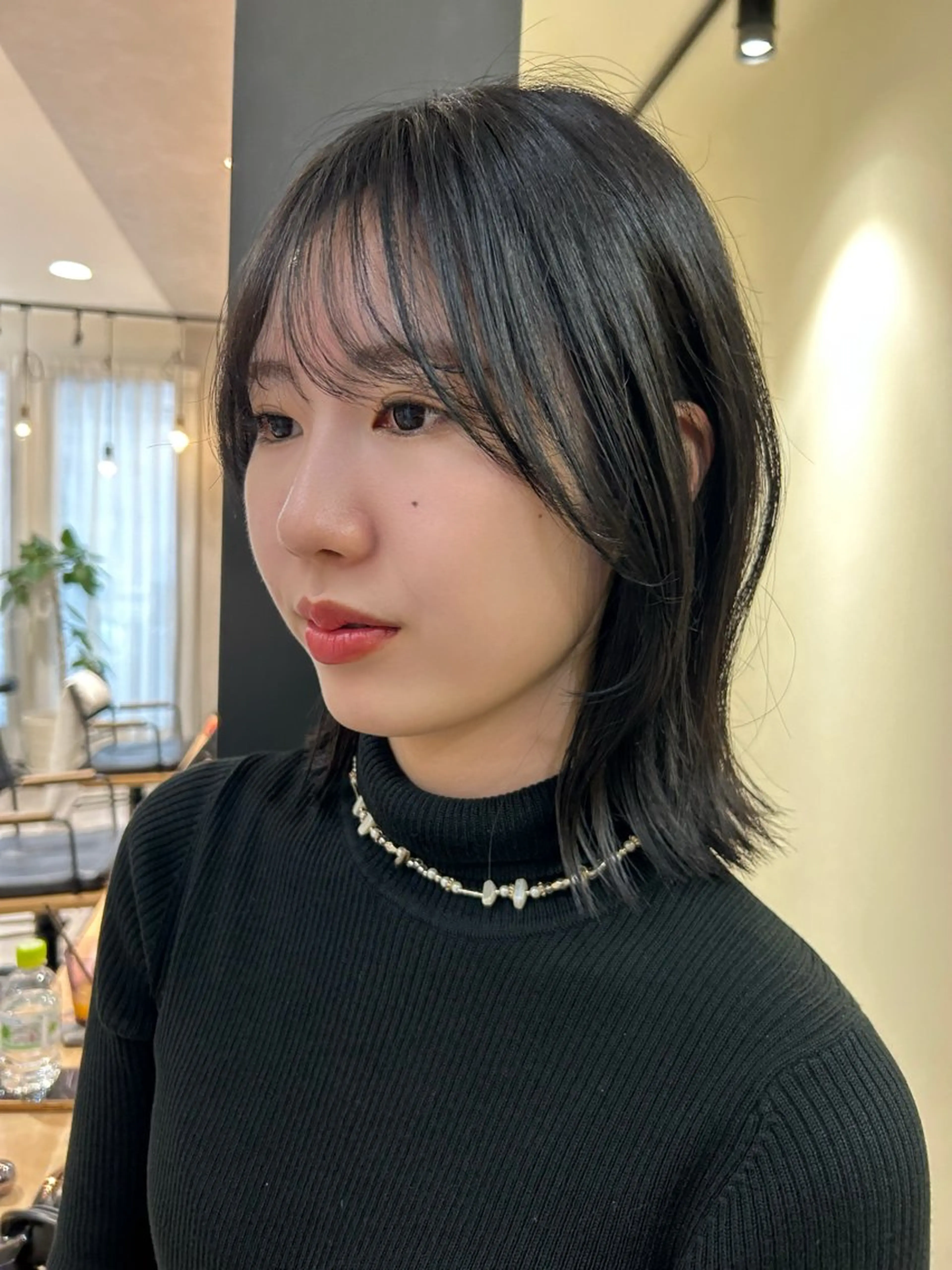 ミディアム カラー カット ヘアカラー トリートメント hub hair レイヤー/透明感のヘアスタイル