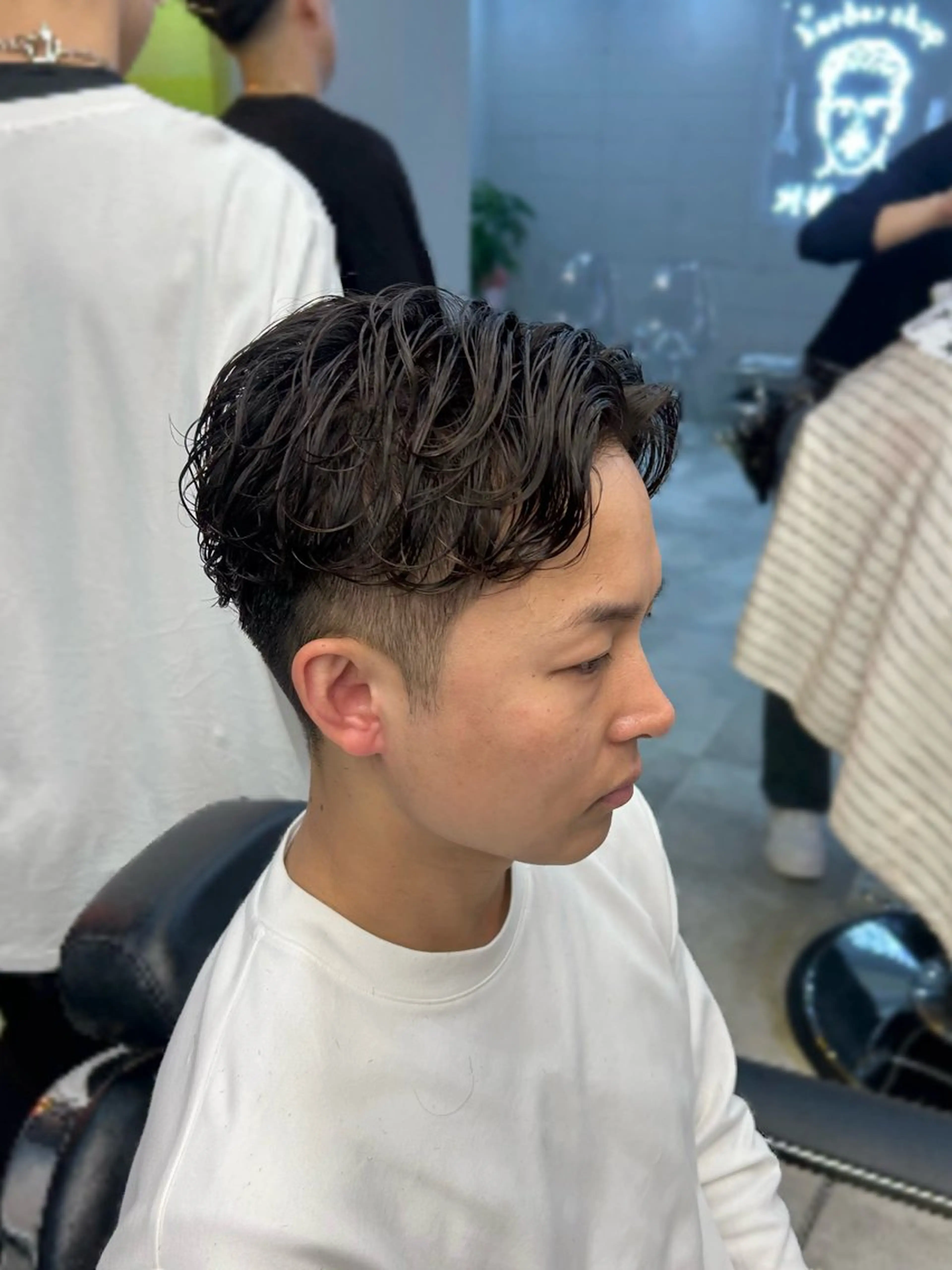 パーマ メンズ 天王寺メンズパーマ /マツムラミユウのヘアスタイル