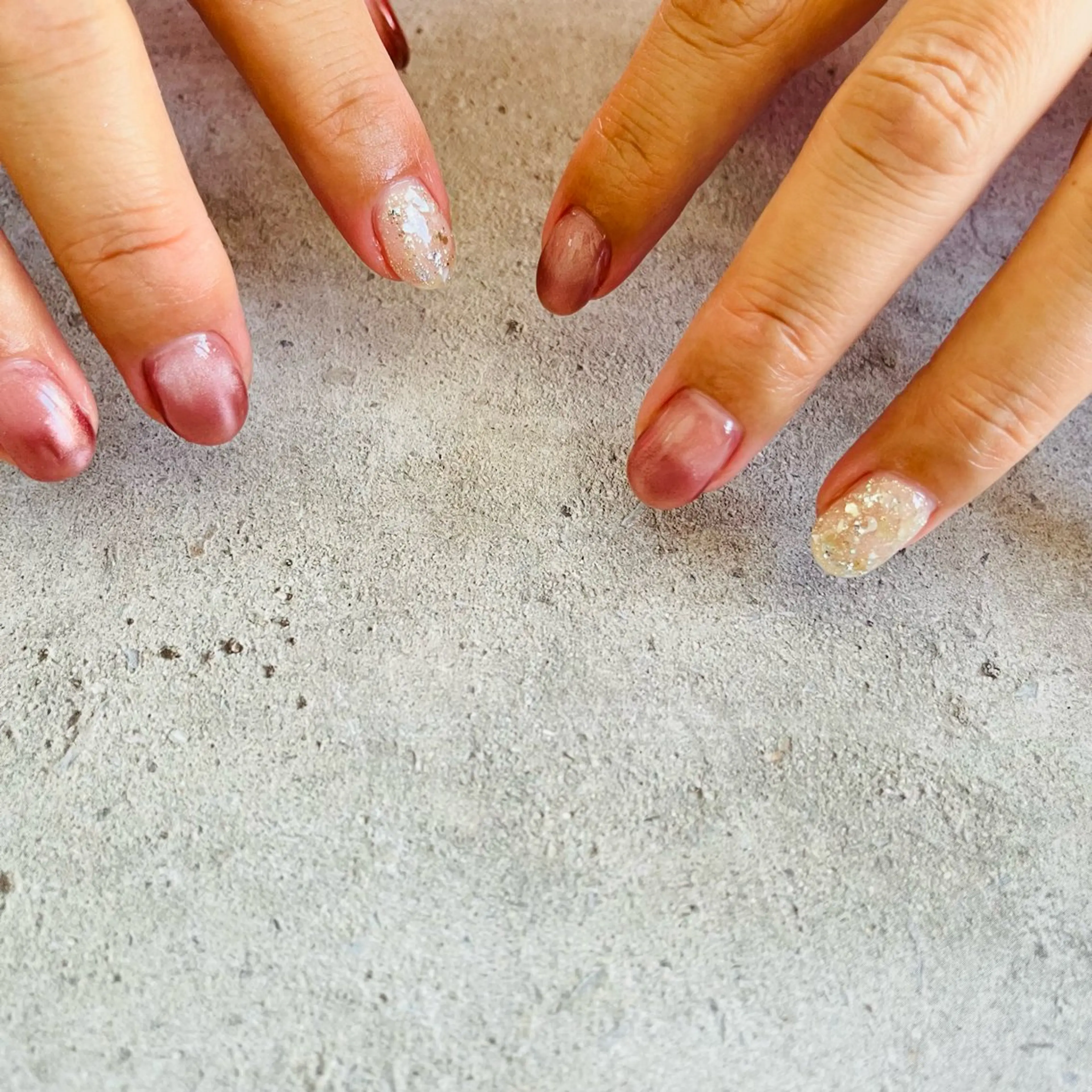 ネイル ミラーネイル ミラーマグ Briwa✨nail 💅enoi ❤︎のネイルデザイン